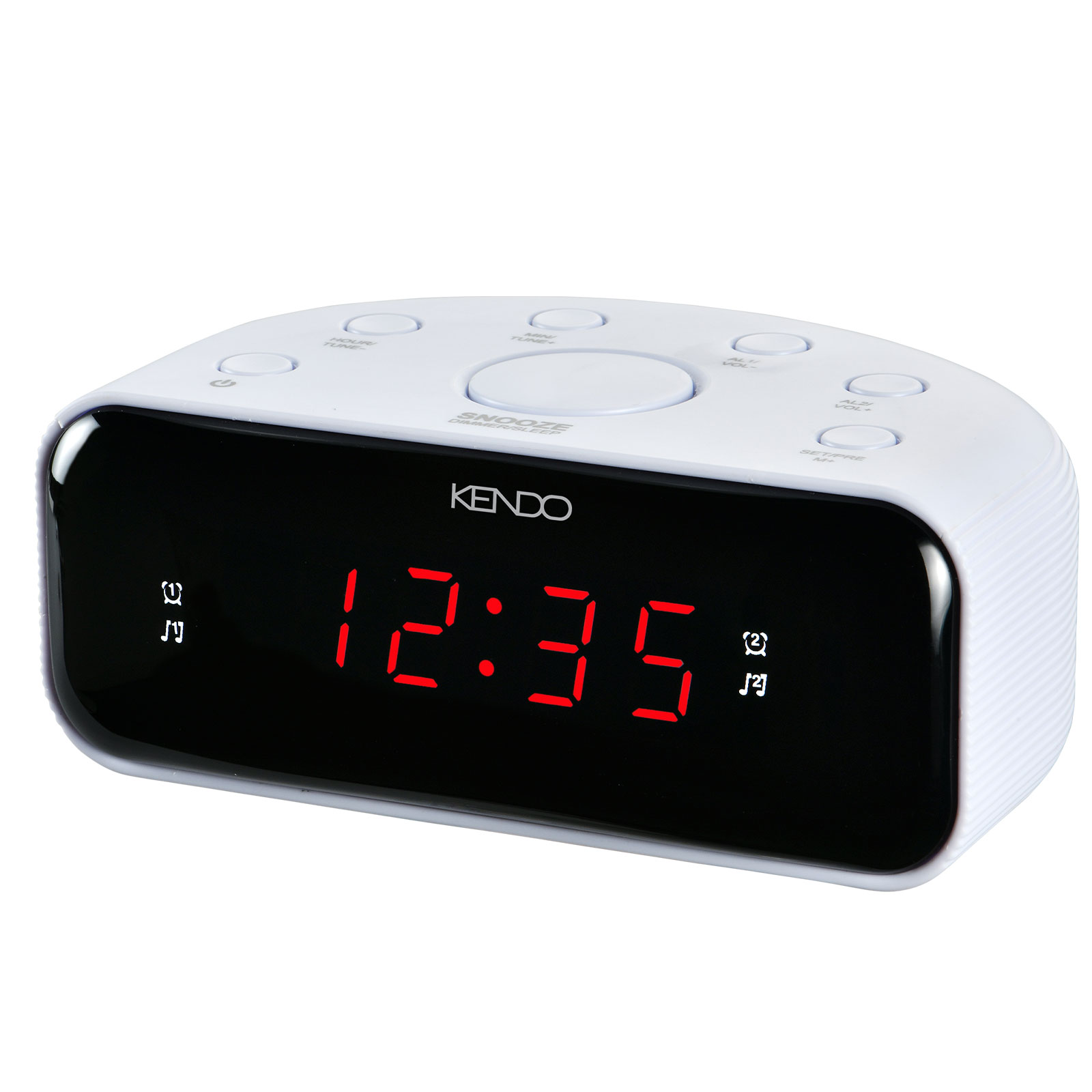 KENDO Radiowecker Alarm Clock 24 EXW weiß