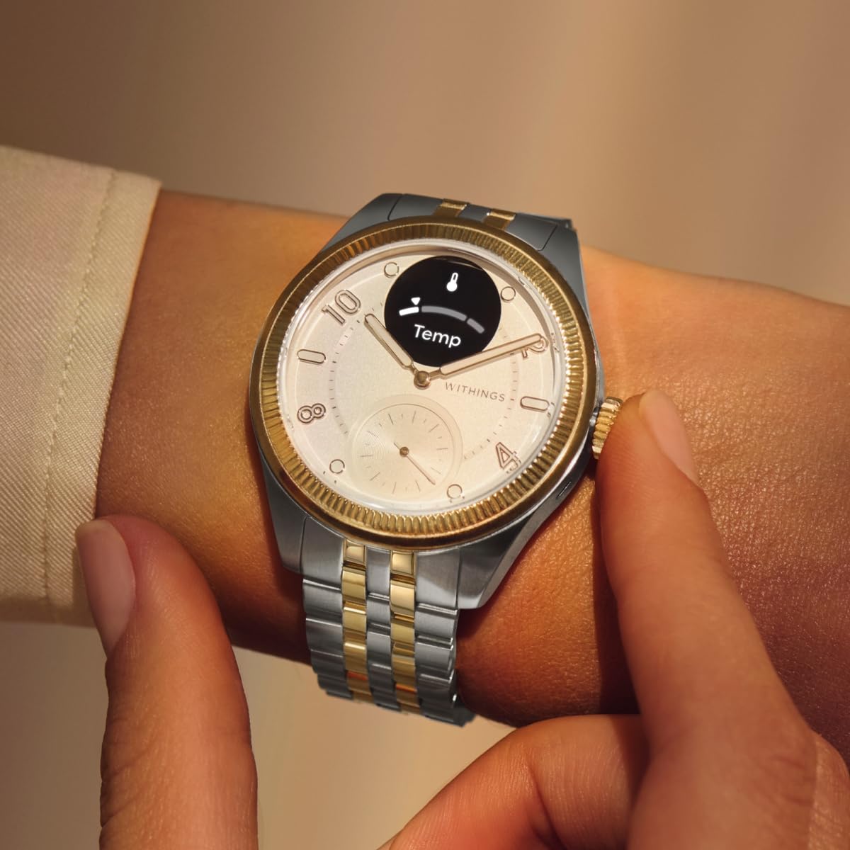 Withings ScanWatch Nova, Hybrid Smartwatch Herzgesundheit für M&F - EKG