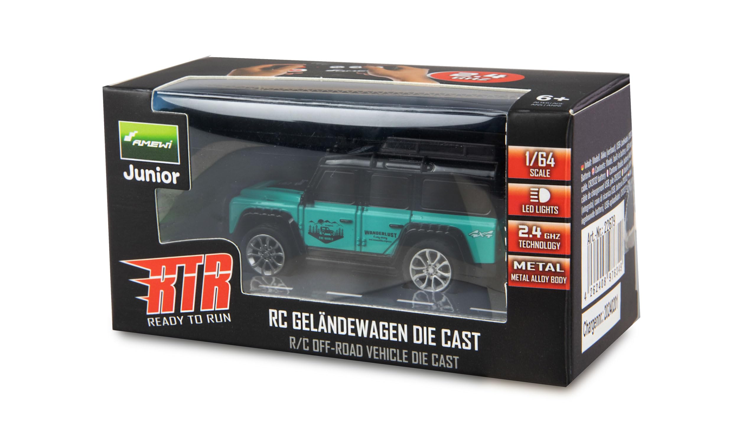 Amewi RC Geländewagen Die Cast ferngesteuert 1:64 RTR