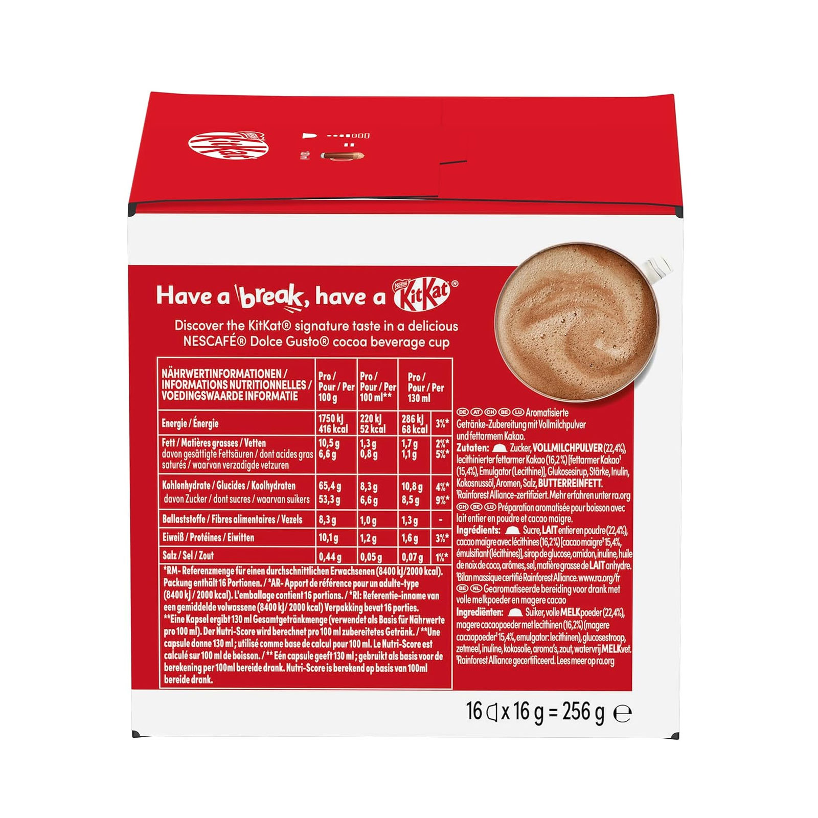 Krups KP340B.25 Grau Dolce Gusto GENIO S PLUS + 3 Pck. KitKat