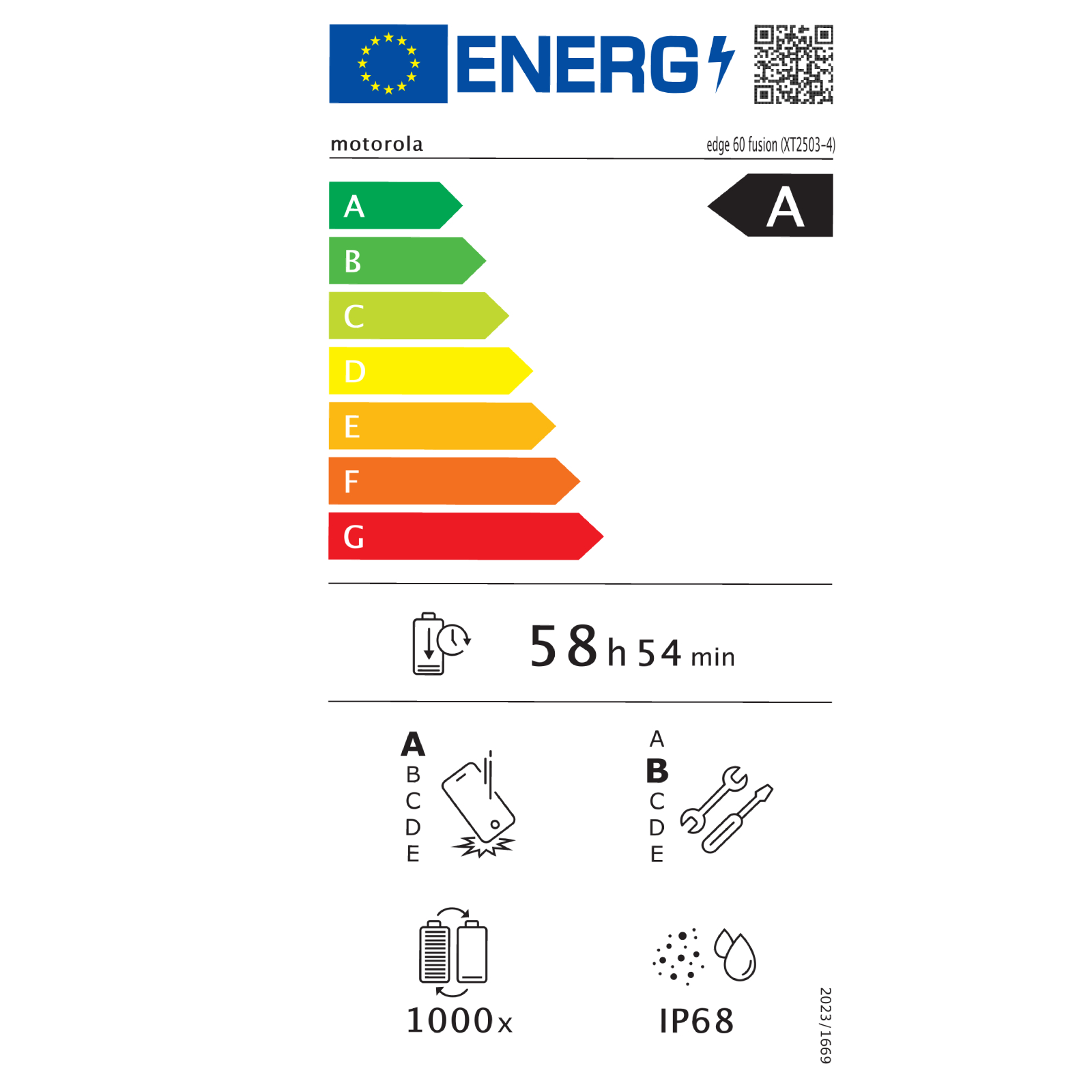 Motorola edge60 Fusion 5G 8GB + 256GB Slipstream Smartphone