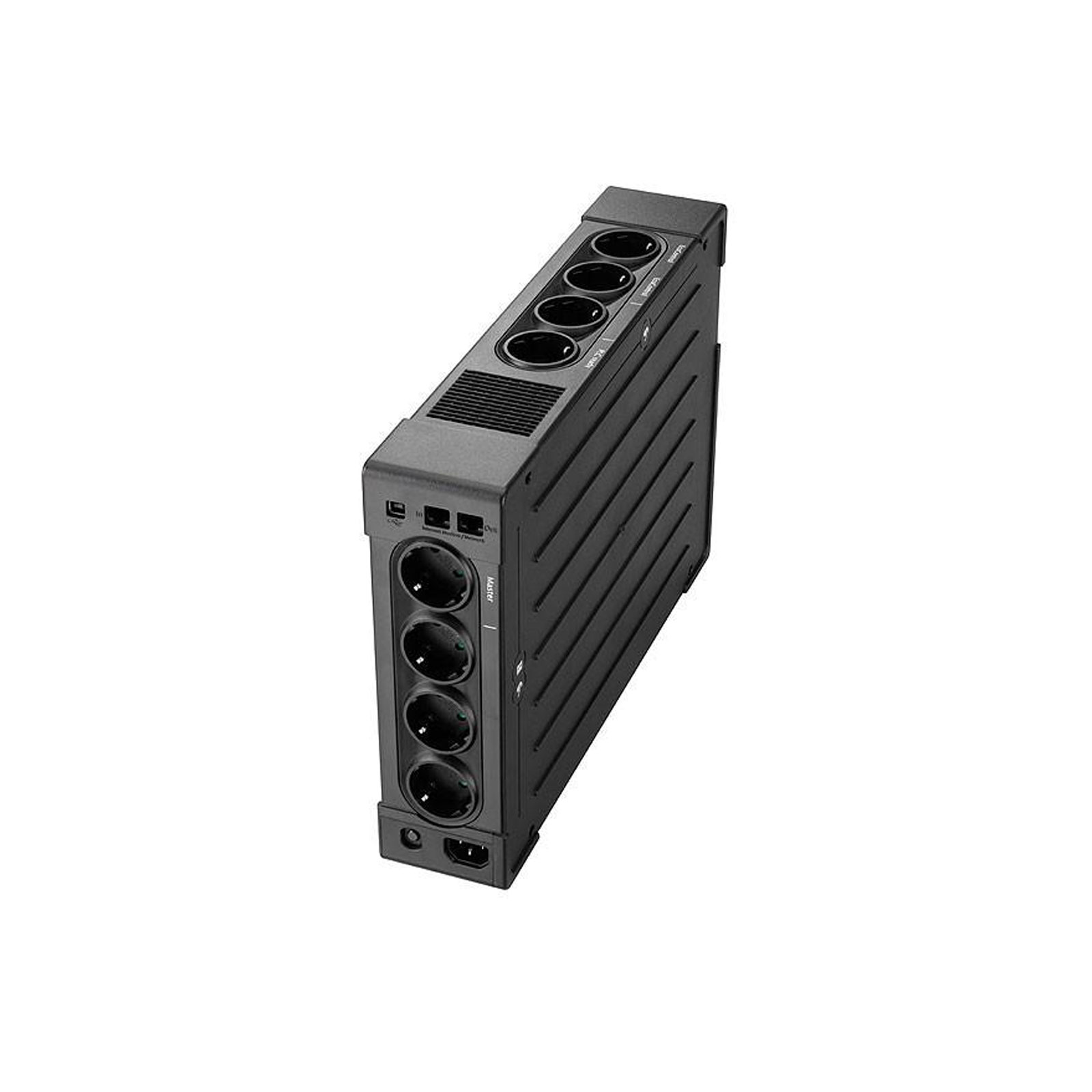 Eaton ELP1200DIN Energie-Zubehör (8-fach, USB, Überspannungsschutz, Schwarz)