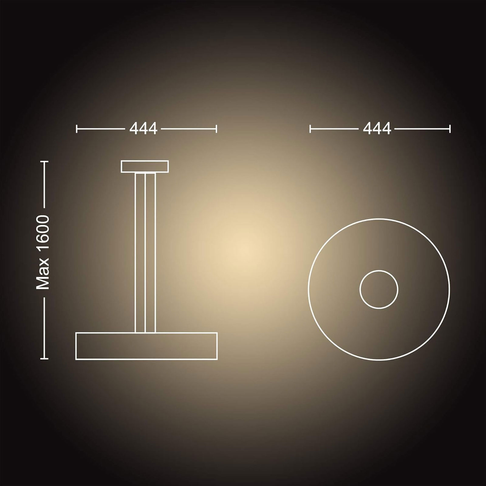 Philips Hue White Ambiance Fair Pendelleuchte