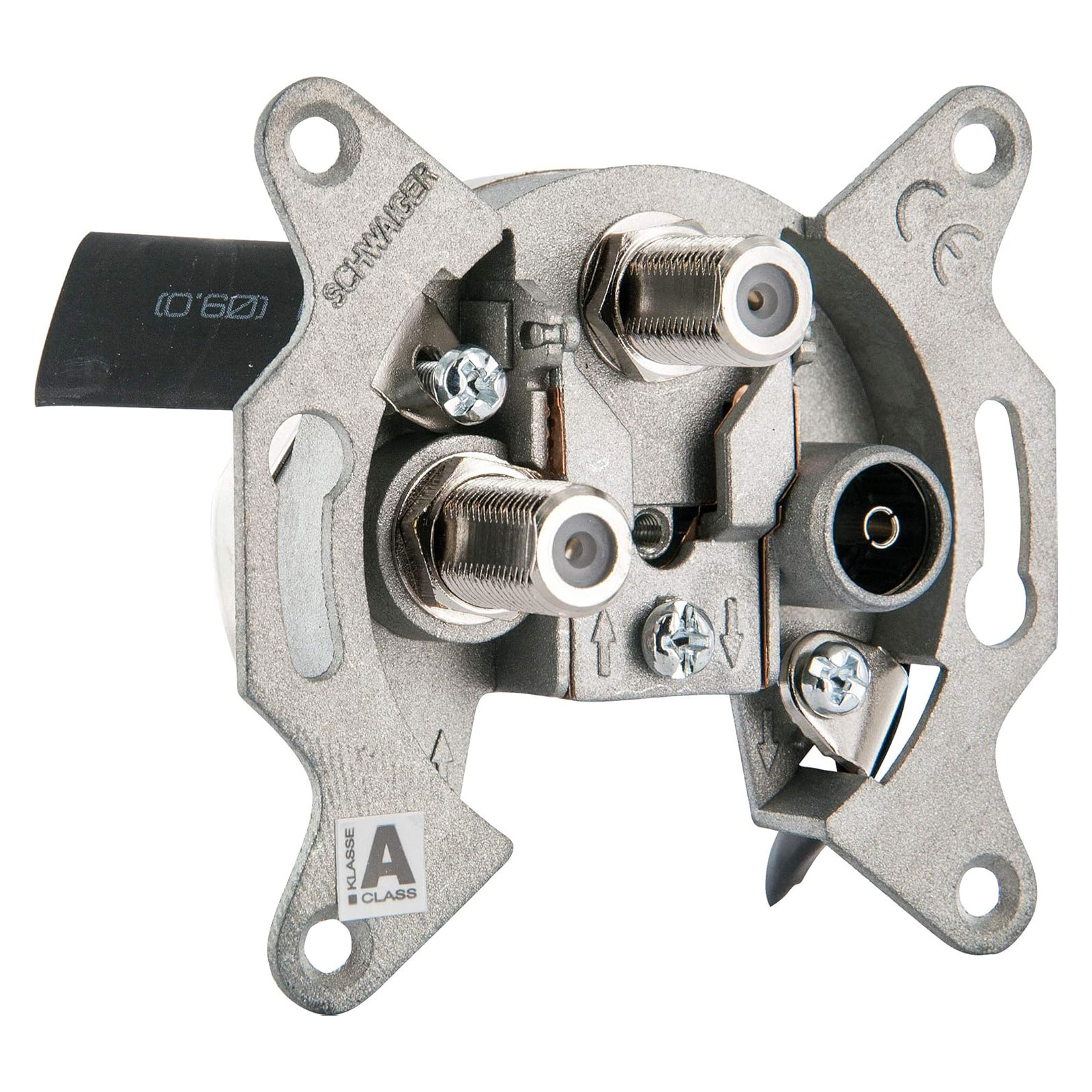 Schwaiger DSE652 531 Einzel-Antennendose 3-Loch 2,0dB getr. SAT-ZF-Anschl. Schwaiger DSE652 531 Einzel-Antennendose 3-Loch 2,0dB getr. SAT-ZF-Anschl.
