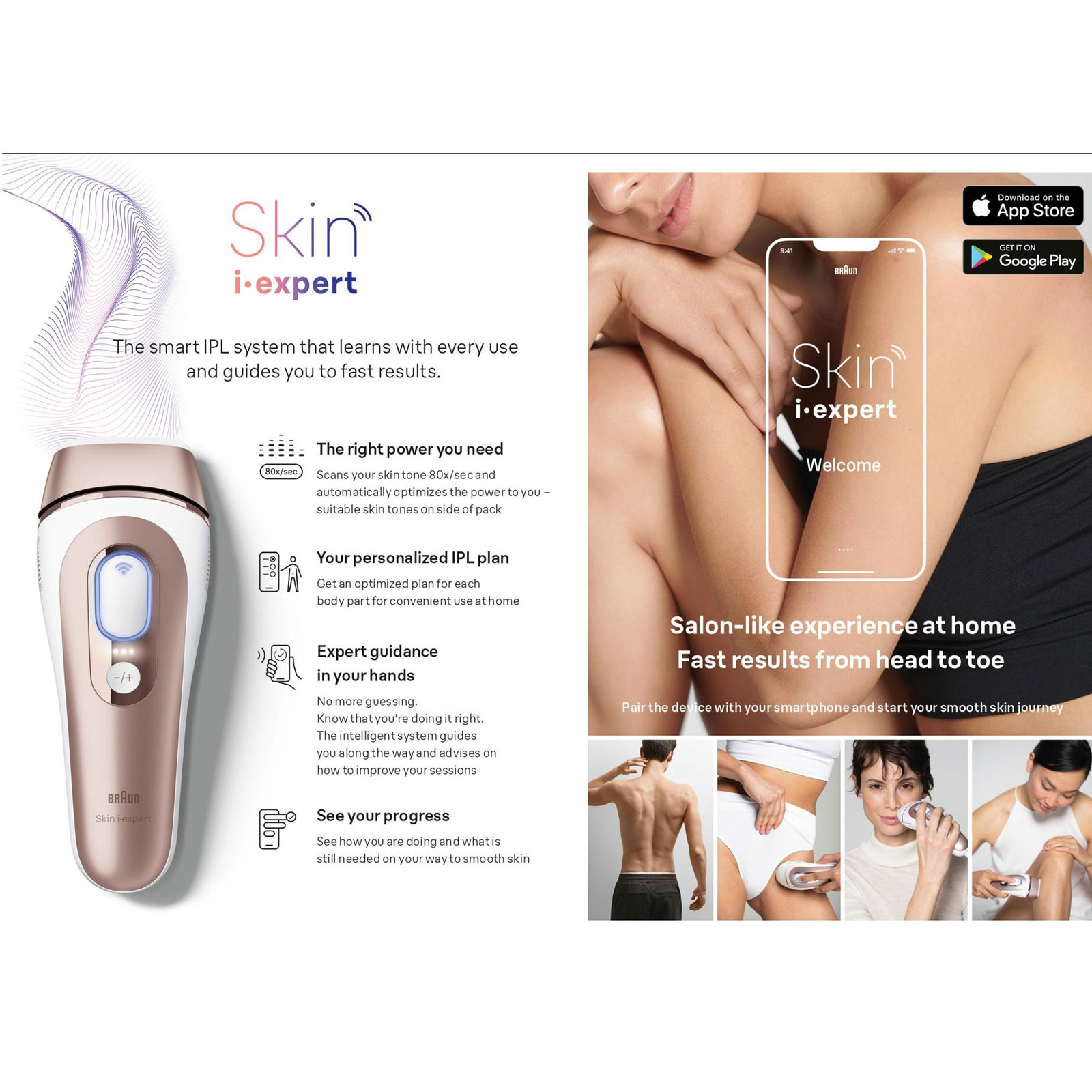 Braun IPL Haarentferner Skin i-expert Pro PL7147