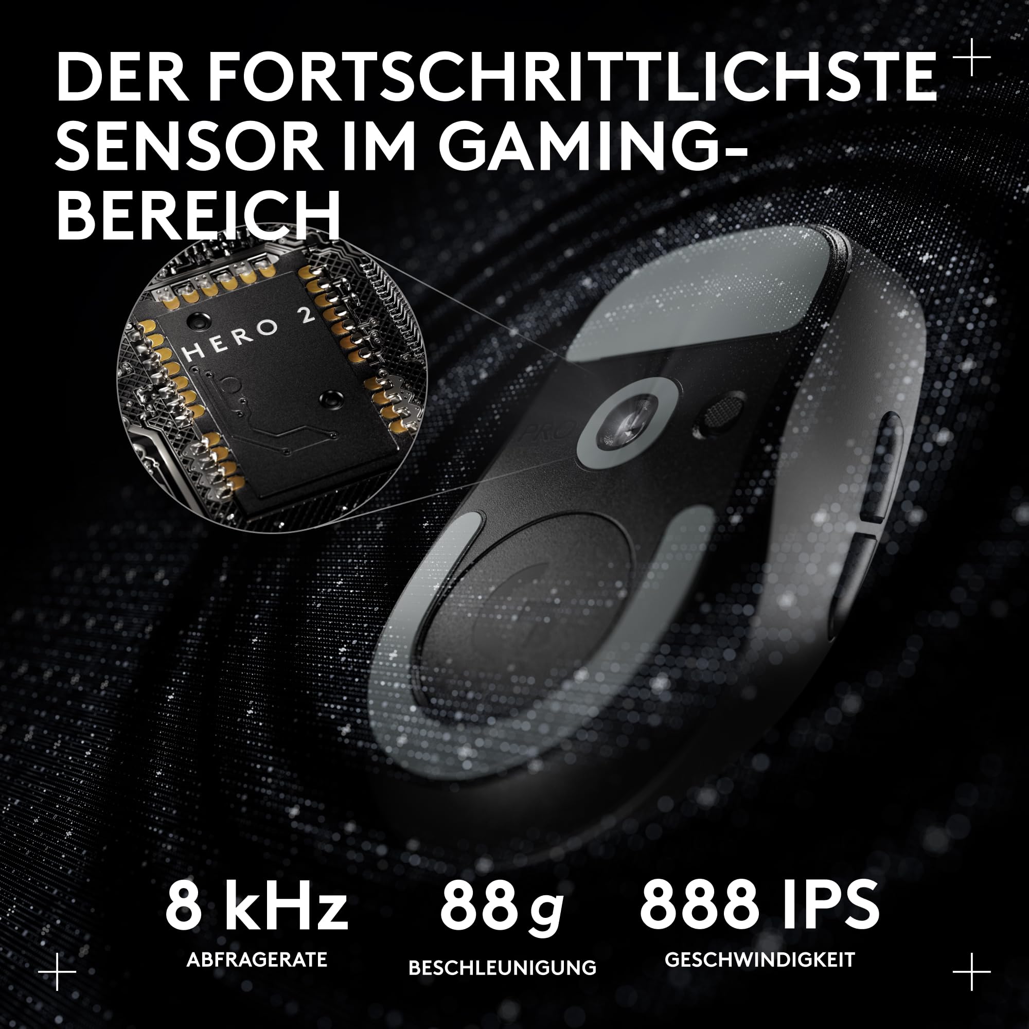 Logitech G PRO X SUPERLIGHT 2 DEX kabellose Gaming-Maus