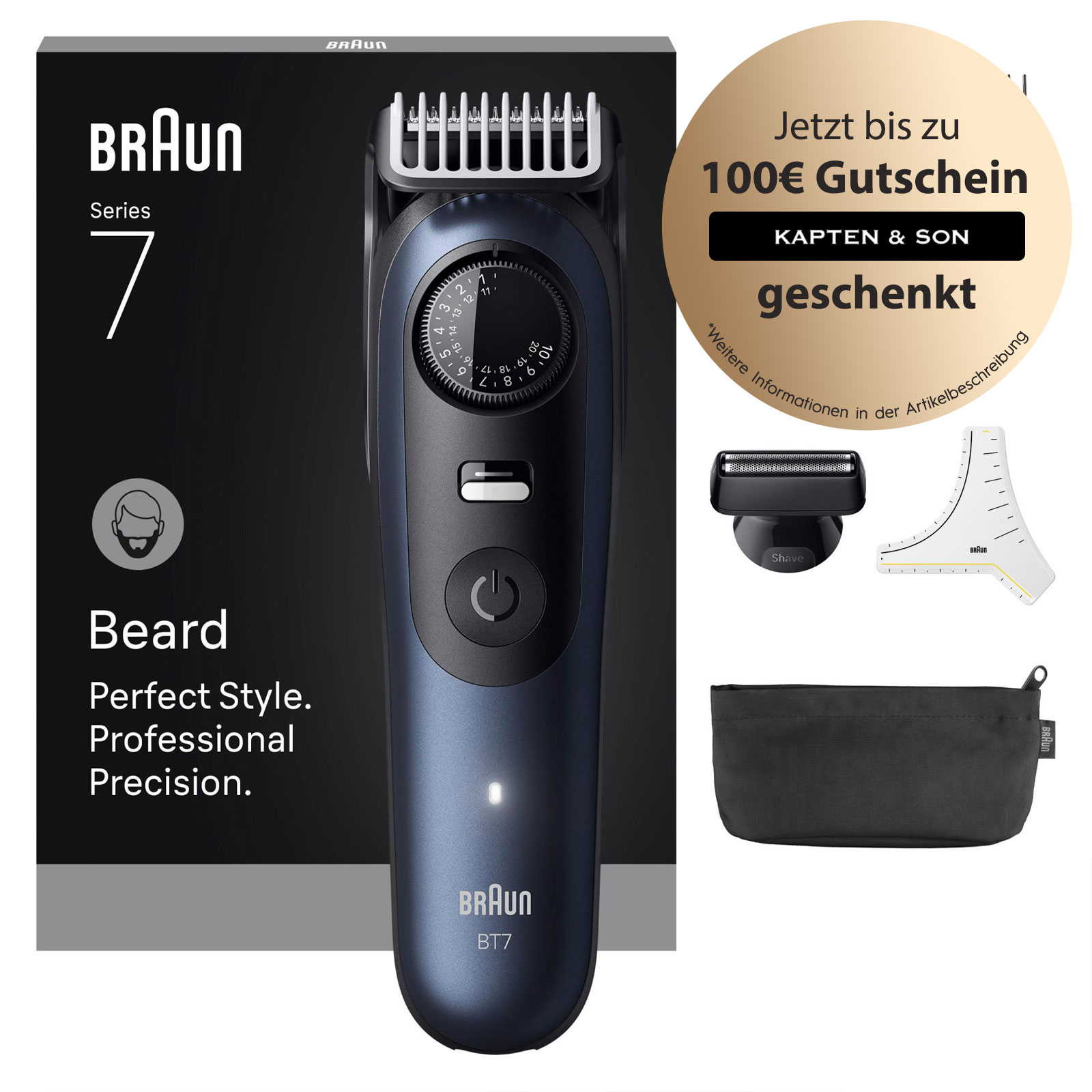 BRAUN Series 7 BT7520 Bartschneider