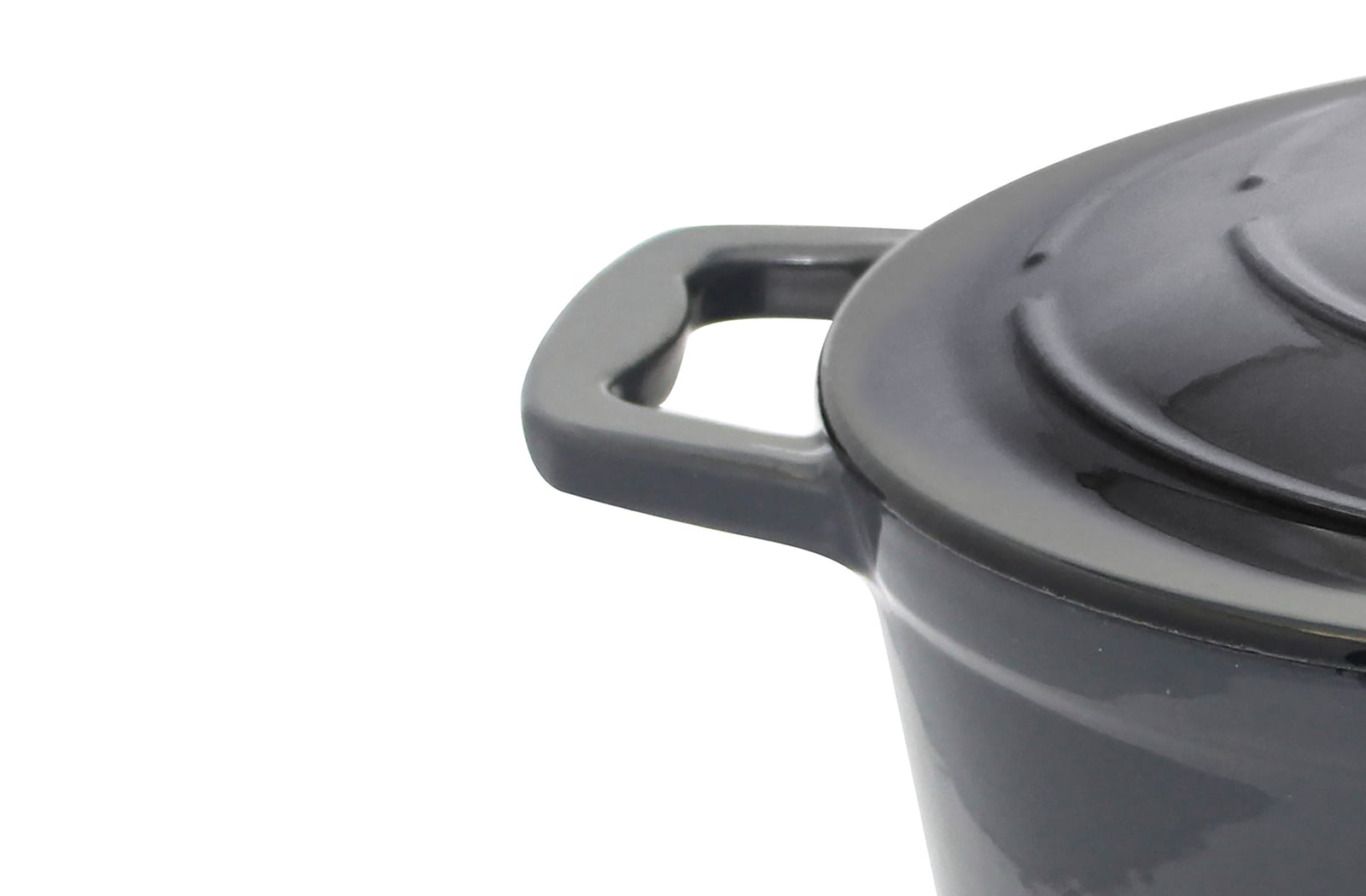 ELO Gusseisen Topf rund 26 cm grau