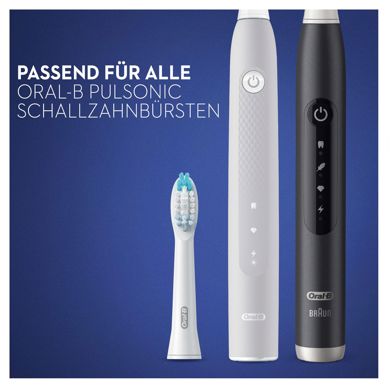 Oral-B Pulsonic Clean Aufsteckbürsten, 2 Stück