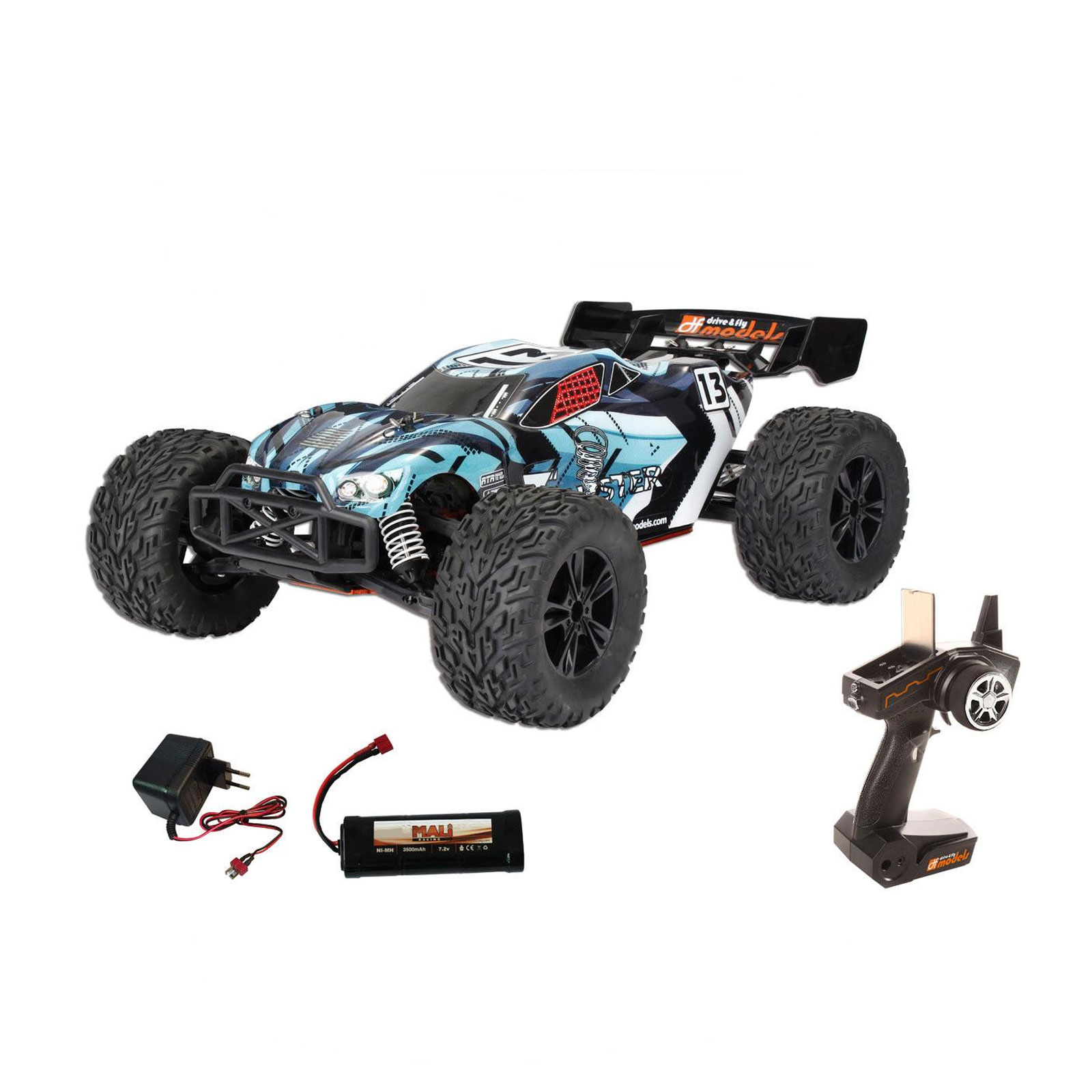 DF-Models TW-1 BR-Brushed 1:10 XL Truggy RTR