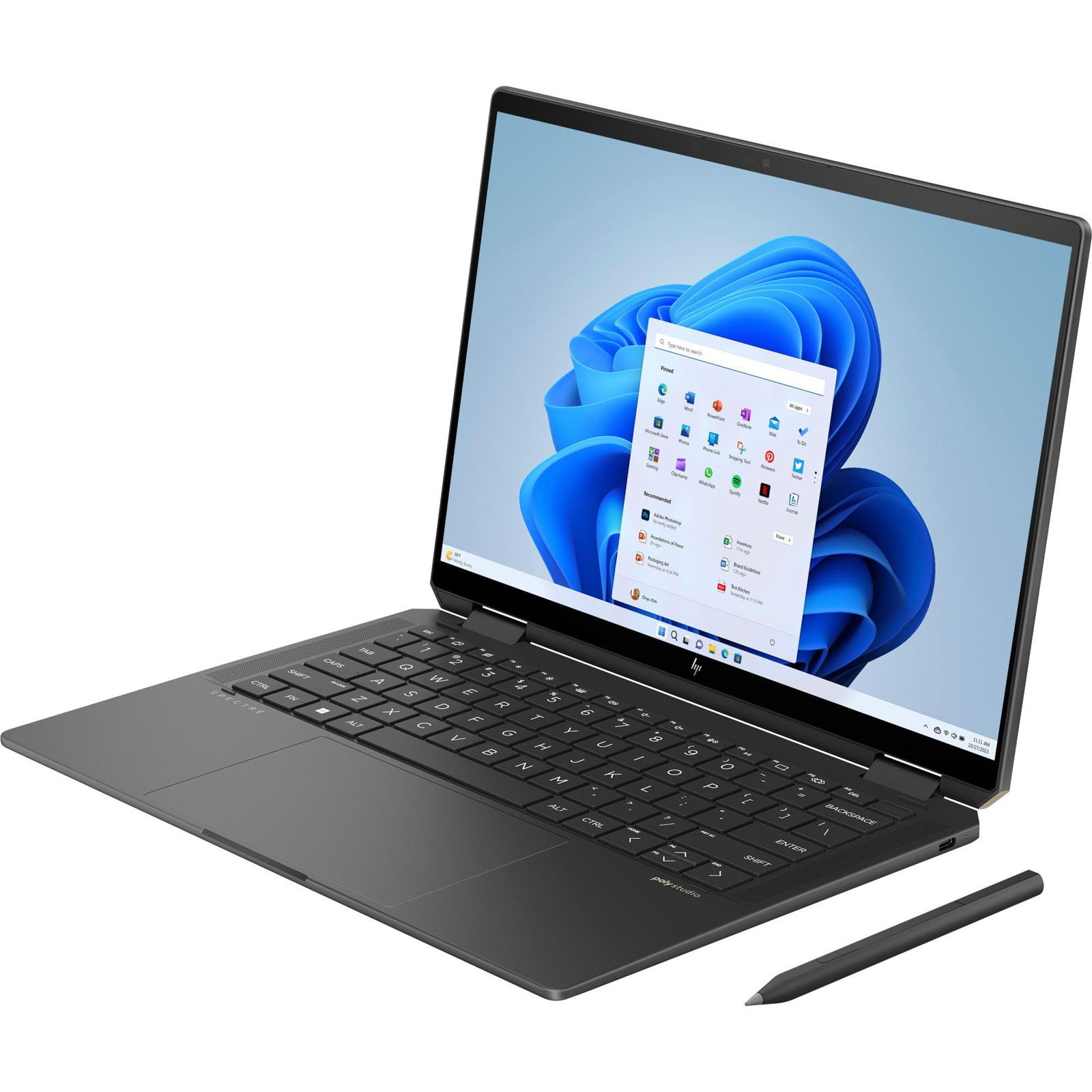 HP Spectre x360 2-in-1 Laptop 14-eu0675ng, 14 Zoll, 2.8K, Intel Core Ultra 7 155H, 32 GB, 1 TB M.2 SSD