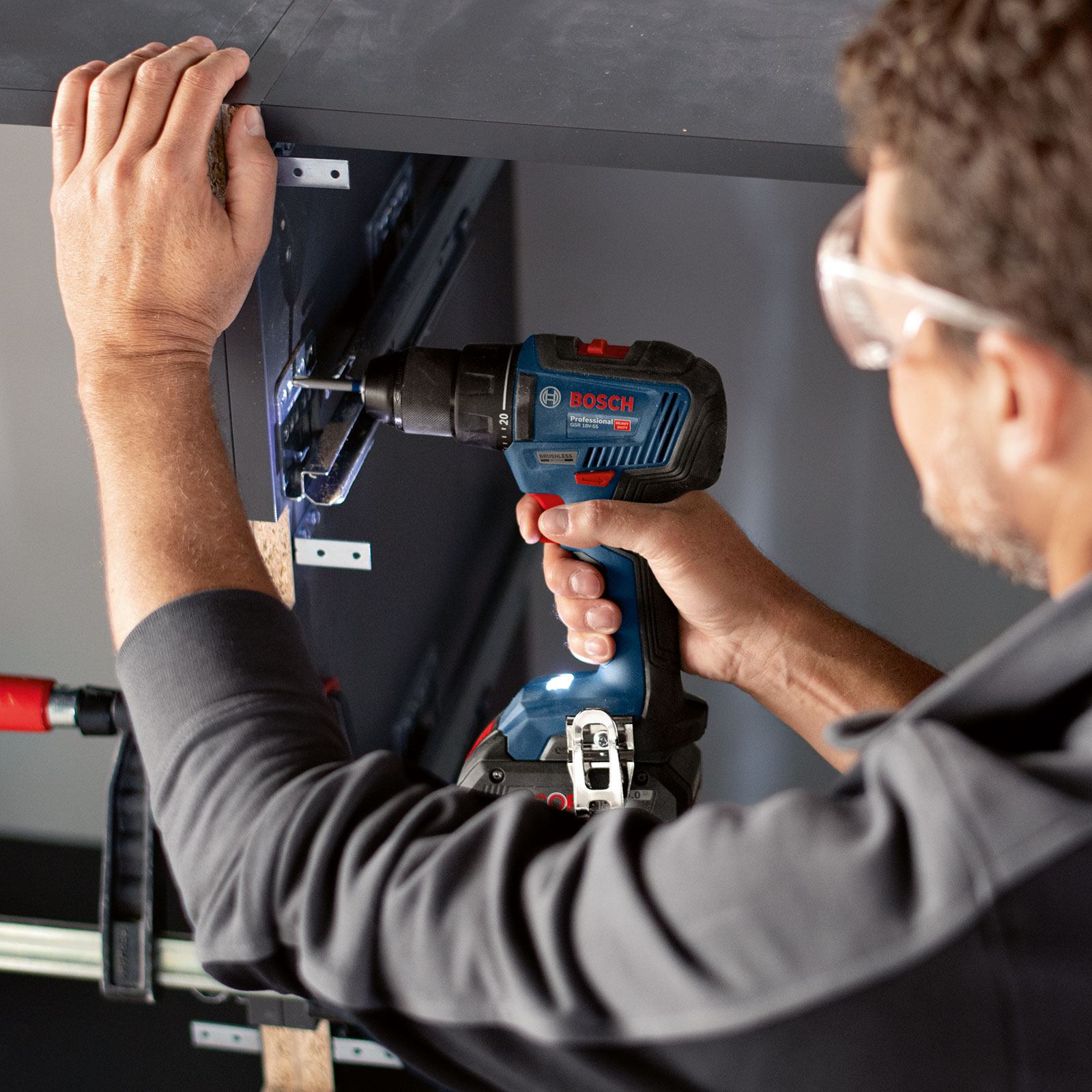 Bosch Professional GDR 18V-200 + GSR 18V-55