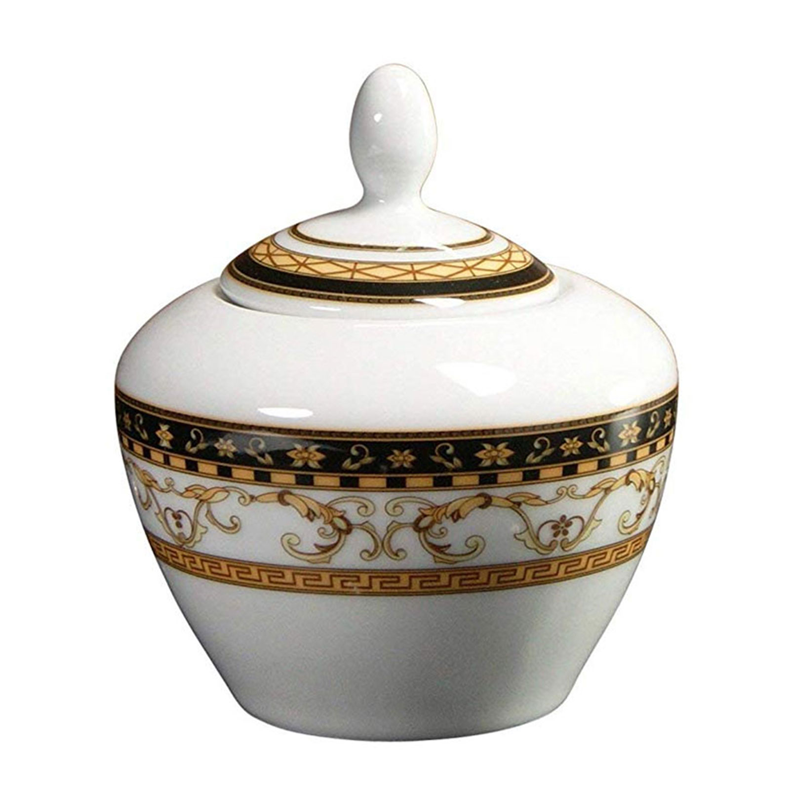 CreaTable, 15090, Serie Majestosa schwarz, Geschirrset Milch- und Zucker Set 2 teilig CreaTable, 15090, Serie Majestosa schwarz, Geschirrset Milch- und Zucker Set 2 teilig