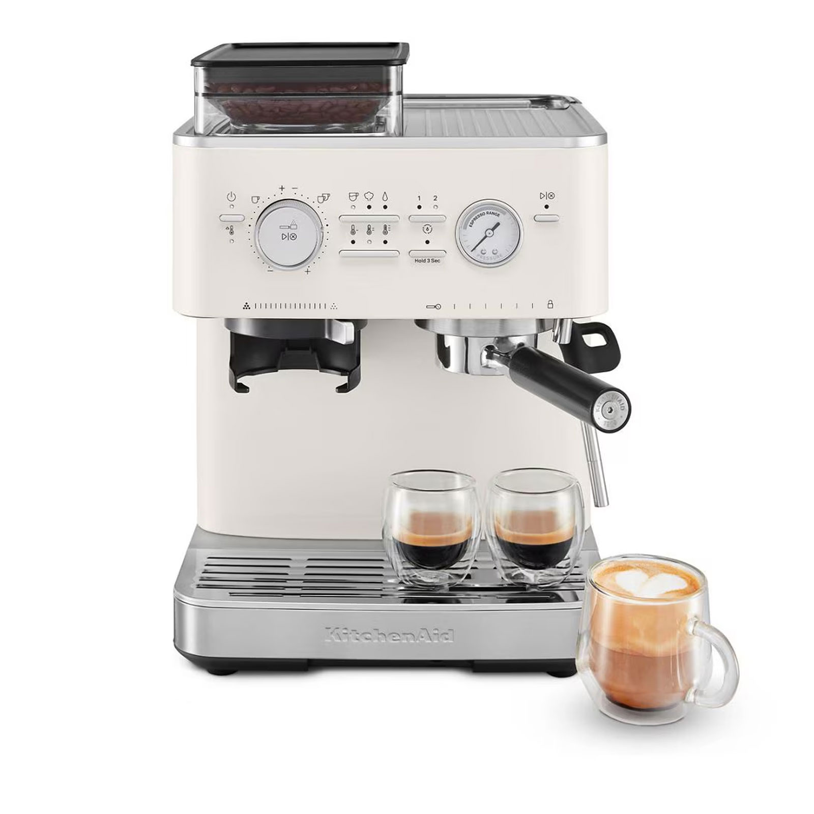 KitchenAid 5KES6551EPL Semi Auto Espresso PORCELAIN Siebträgermaschine