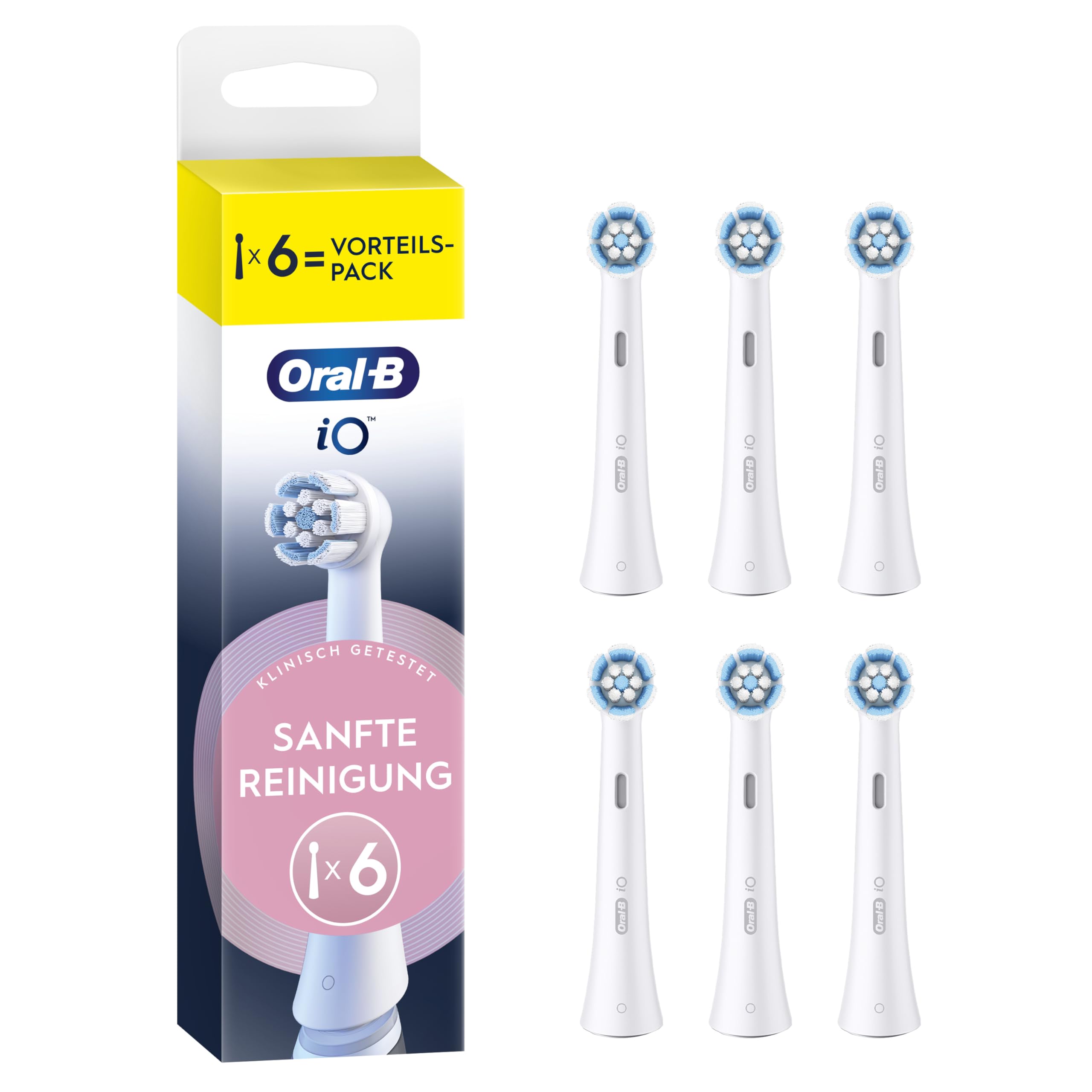 Oral-B iO Sanfte Reinigung – ORIGINAL Aufsteckbürsten