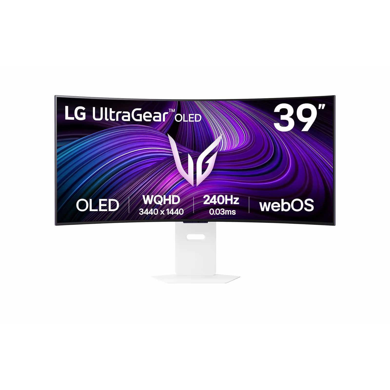 LG UltraGear Curved Smart-Gaming-Monitor, Weiß, 39 Zoll
