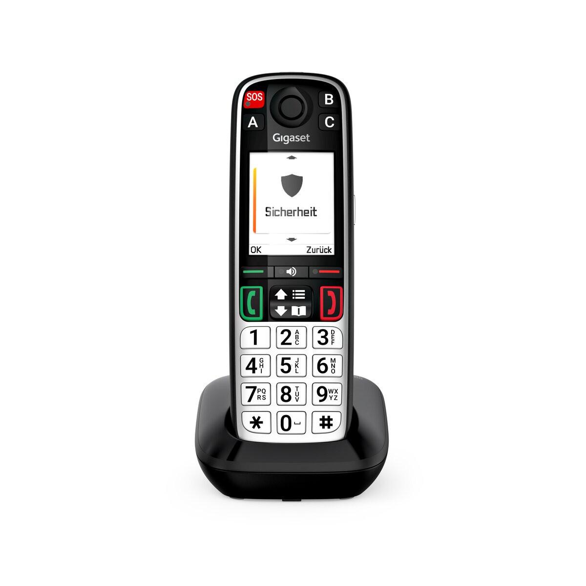 Gigaset Gigaset EASY 500, Schwarz (Mobilteil, DECT, Seniorentelefon)
