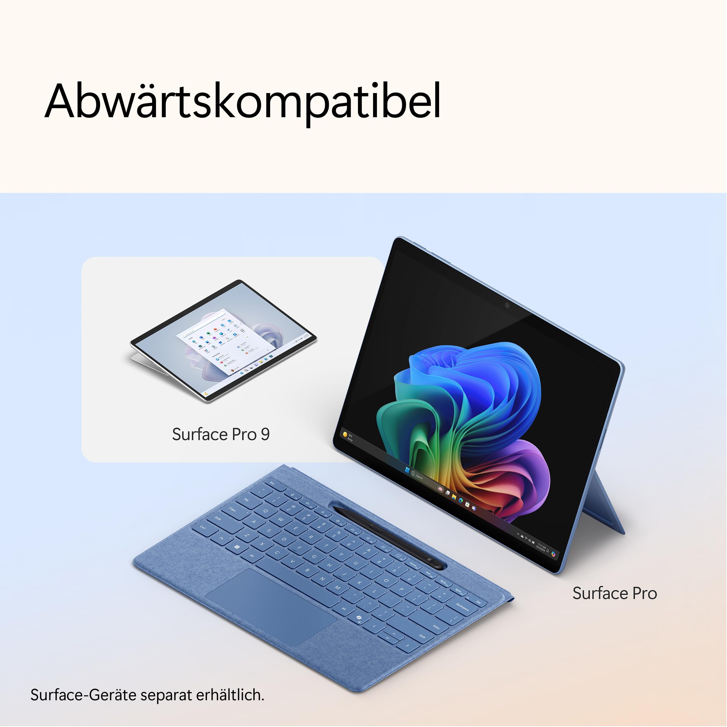 Microsoft Surface Pro Flex Keyboard (QWERTZ) mit Slim Pen