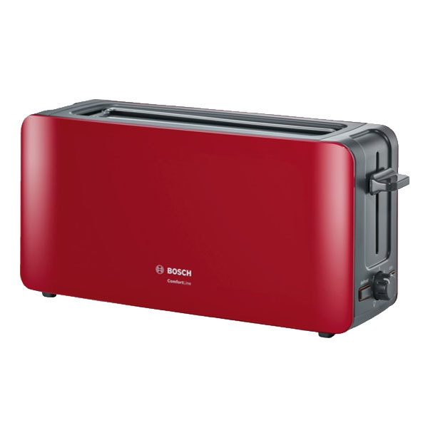 Bosch TAT6A001 ComfortLine Toaster Langschlitz Brotzentrierung