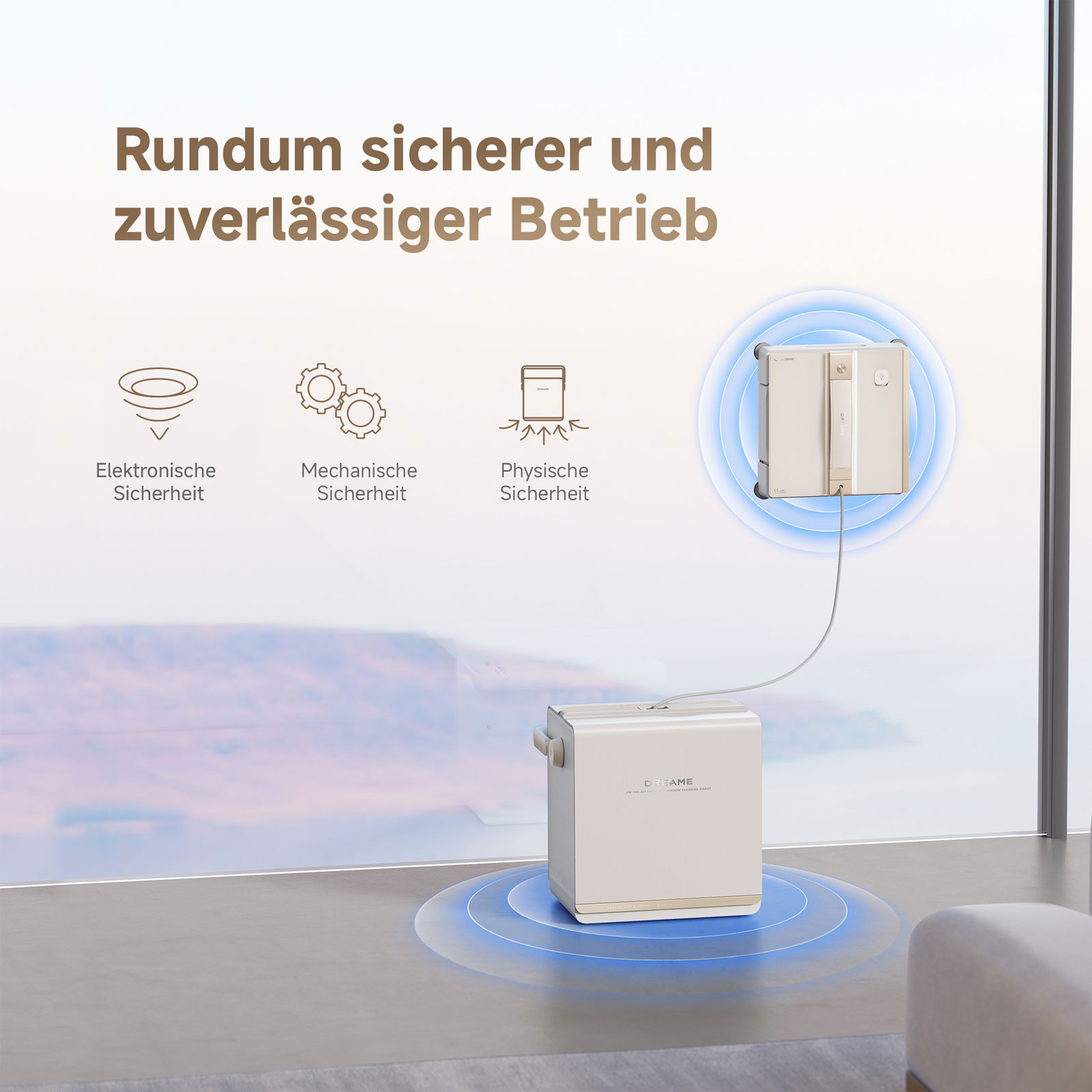 DRE C1 Fensterputzrob. m. Stat