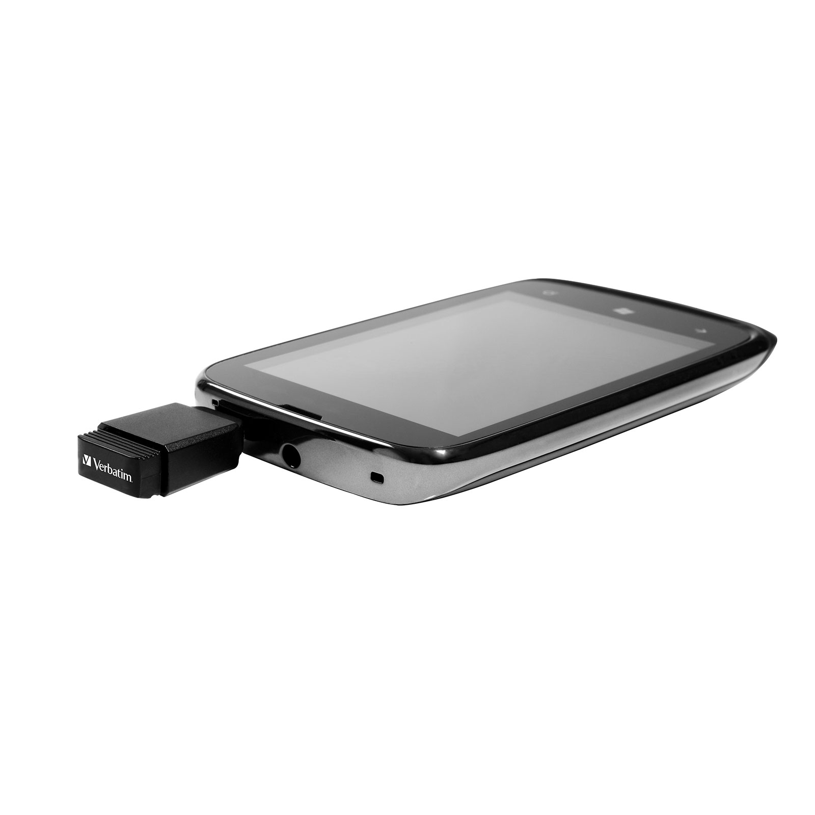VERBATIM Store 'n' Stay Nano 32 GB mit Micro USB-Adapter schwarz USB-Stick