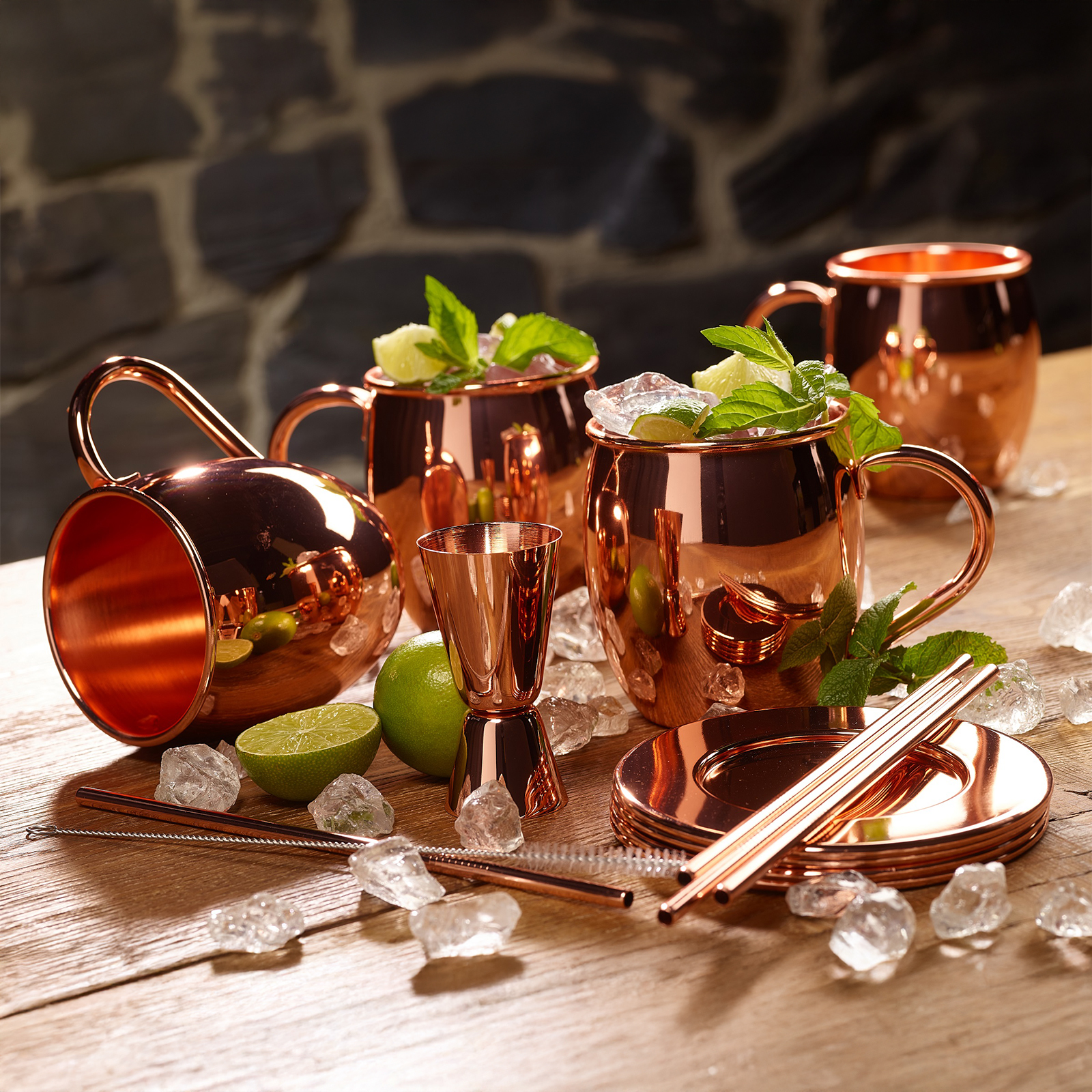 Echtwerk EW-MM-1714G MOSCOW MULE BECHER SET 13tlg MM-1714G