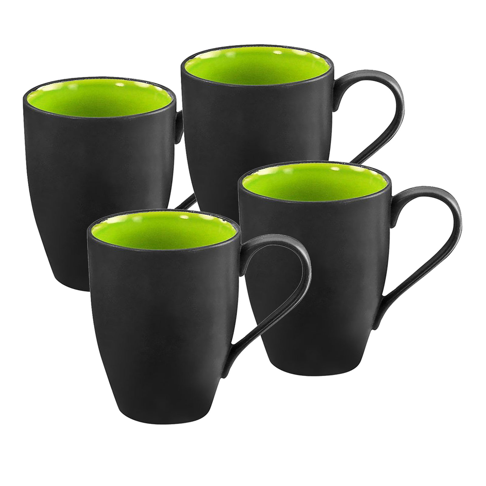 CreaTable, 20220, Serie HOT GREEN, Geschirrset Kombiservice 16 teilig CreaTable, 20220, Serie HOT GREEN, Geschirrset Kombiservice 16 teilig