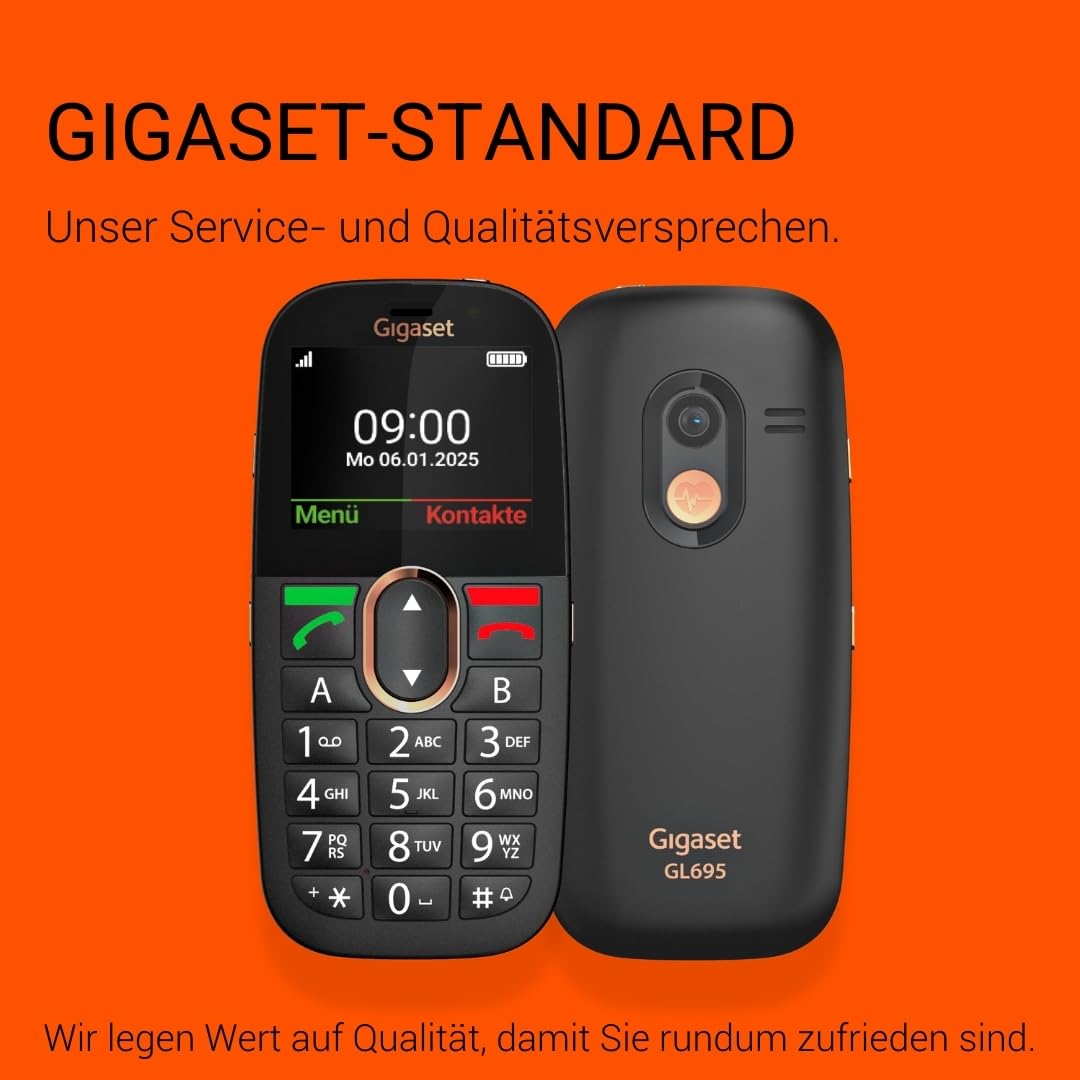 Gigaset GL 695 Black Schnurloses Telefon