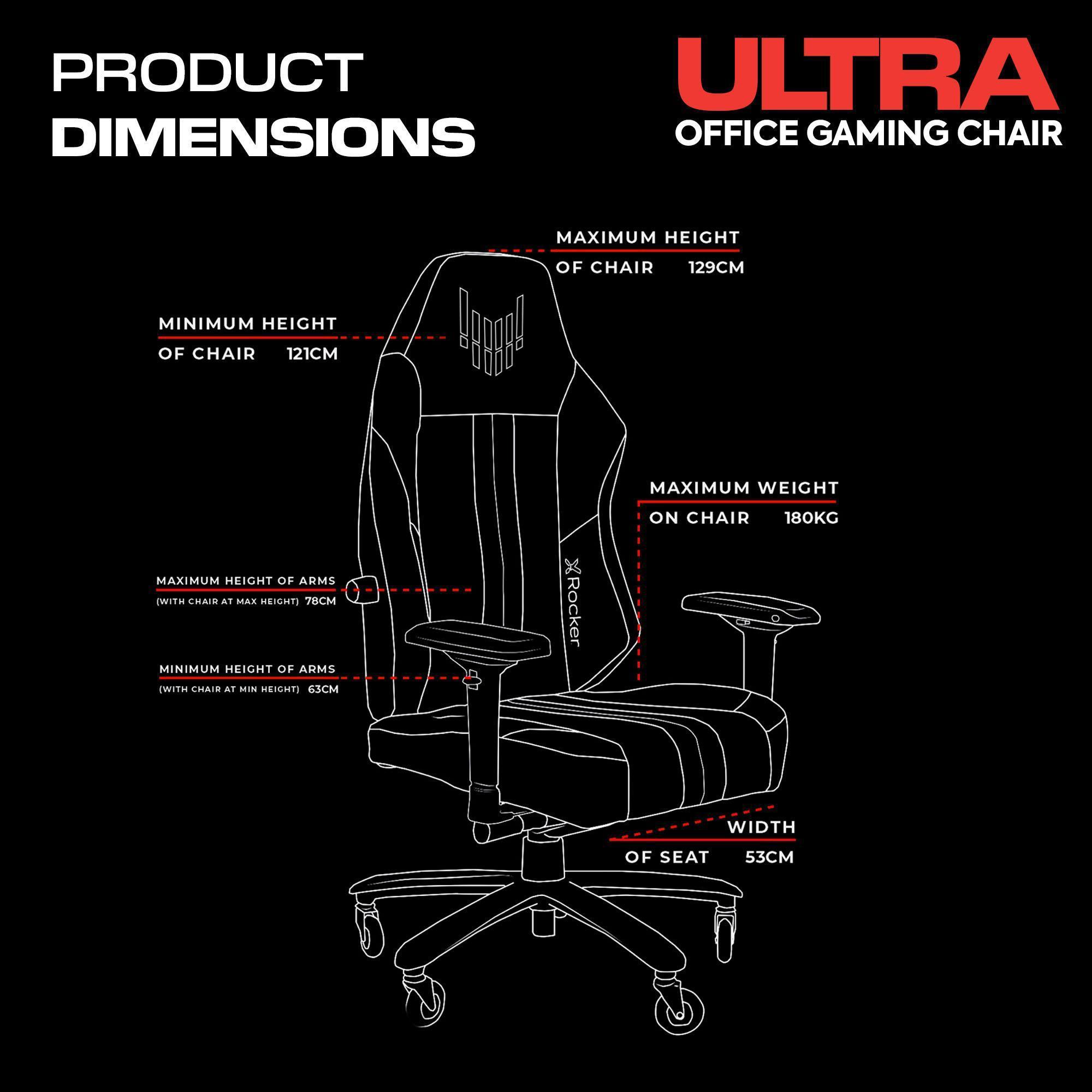 X Rocker Rocker Echo Ultra Gaming Bürostuhl - expert Edition