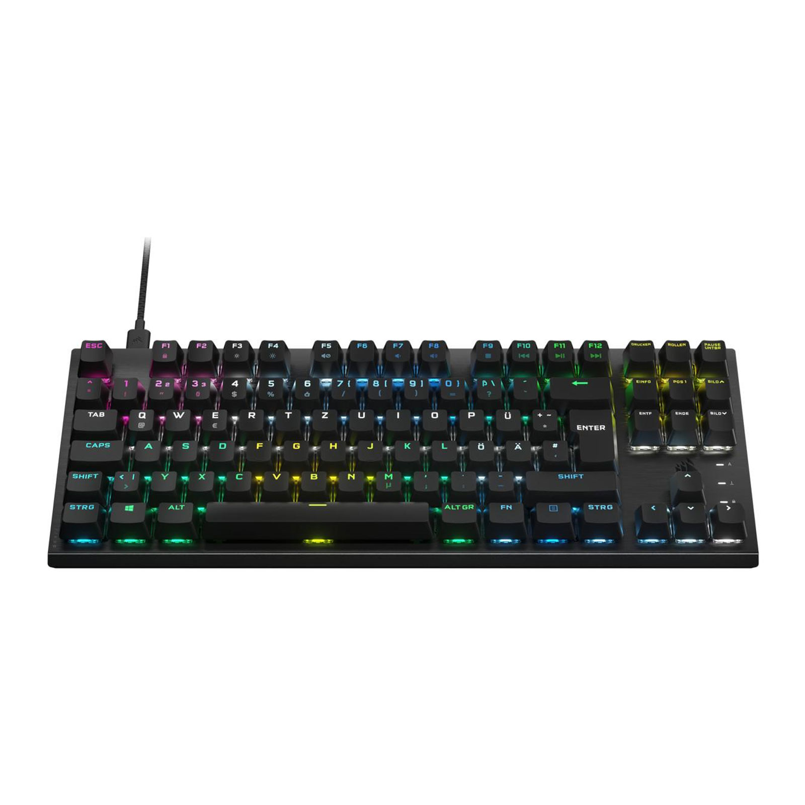 Corsair K60 PRO TKL RGB Optisch-mechanische Gaming-Tastatur Corsair K60 PRO TKL RGB Optisch-mechanische Gaming-Tastatur