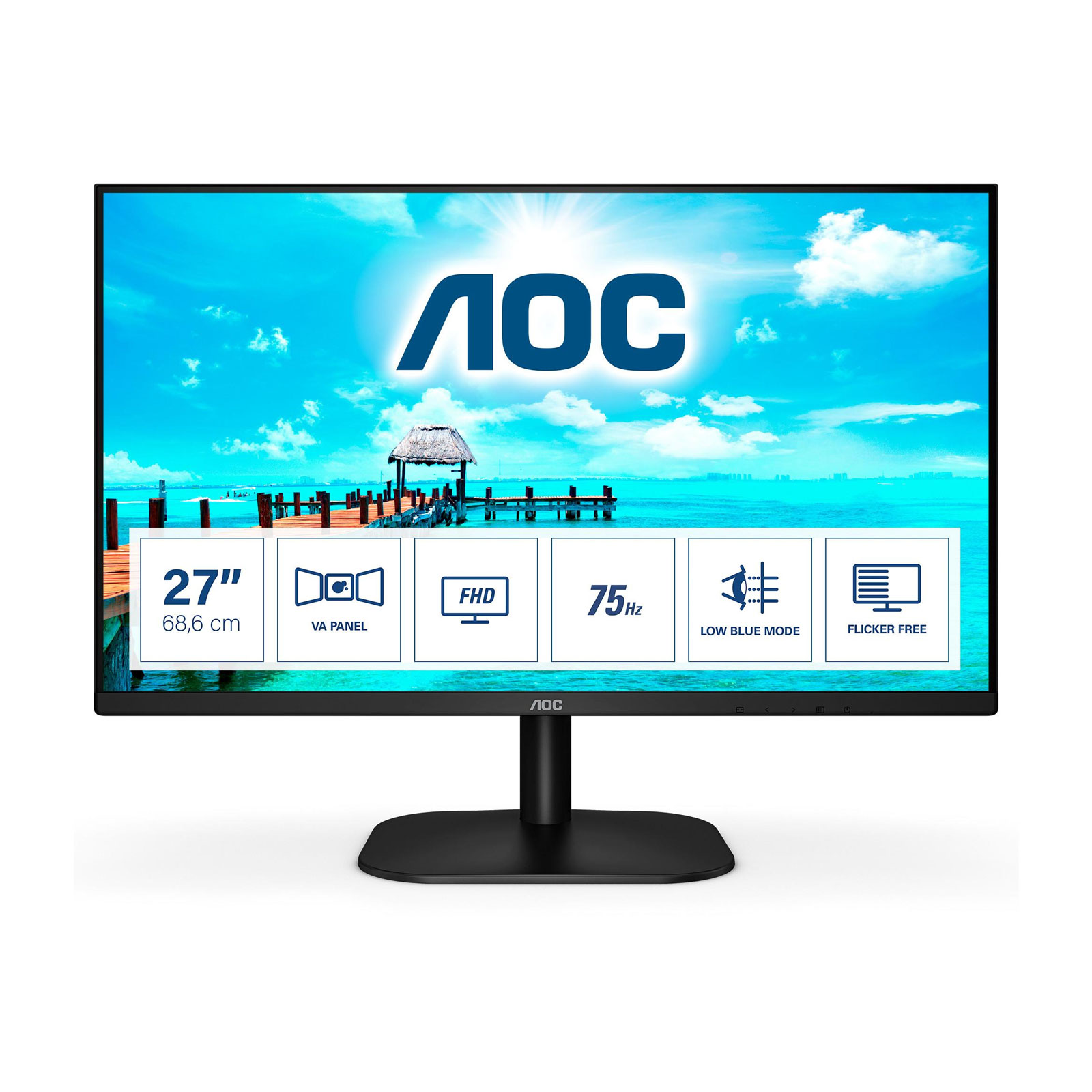 AOC 27B2DM Schwarz Monitor