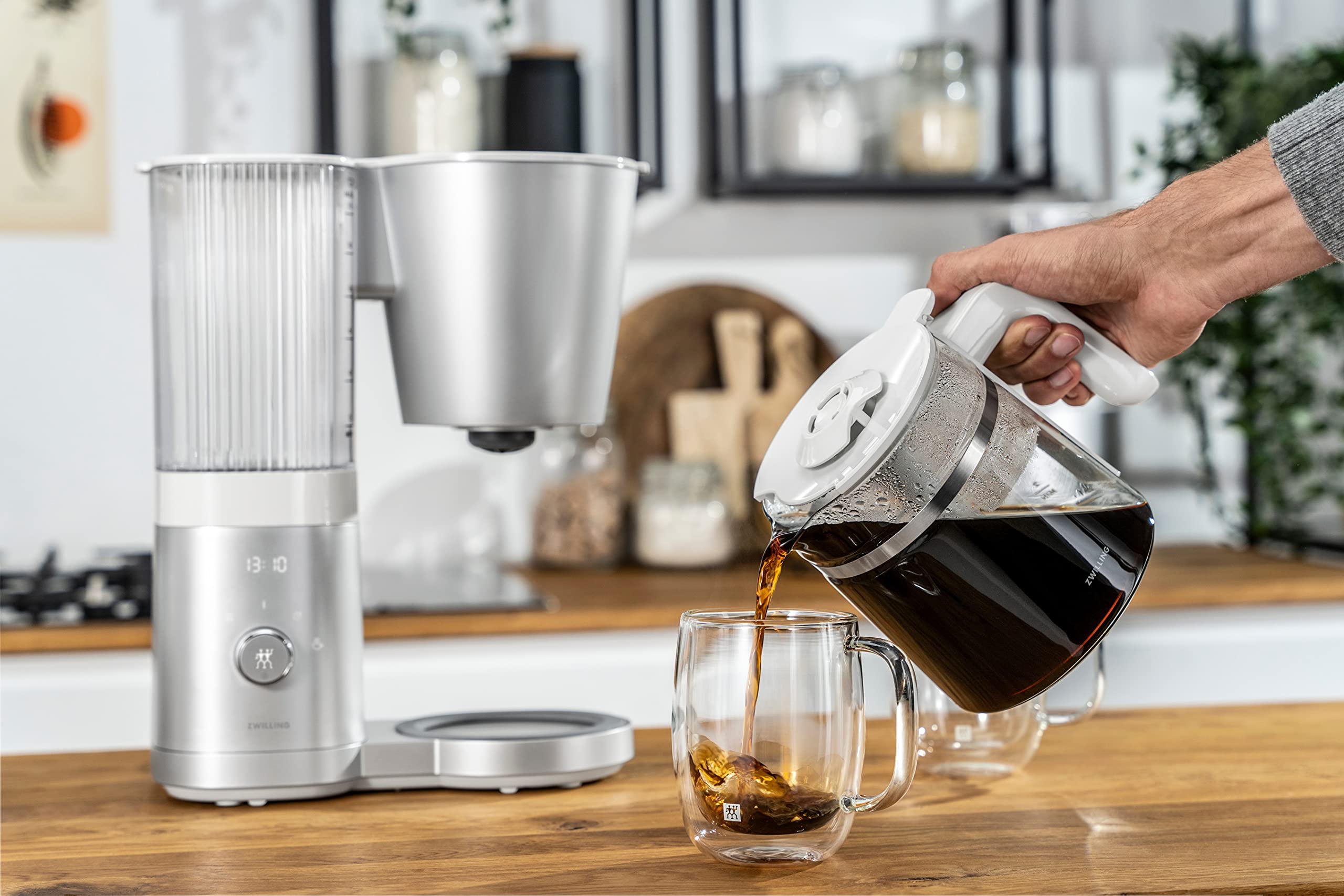 ZWILLING ENFINIGY Filterkaffeemaschine mit 1.5l Glaskanne