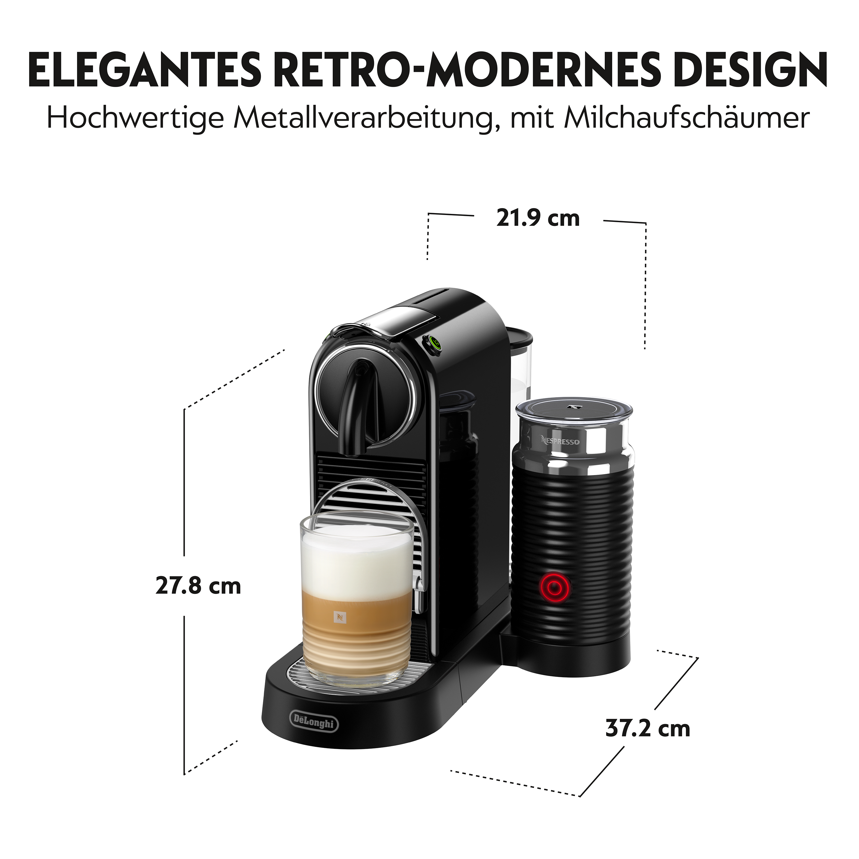 DeLonghi EN 267.BAE Citiz & Milk Nespressoautomat 