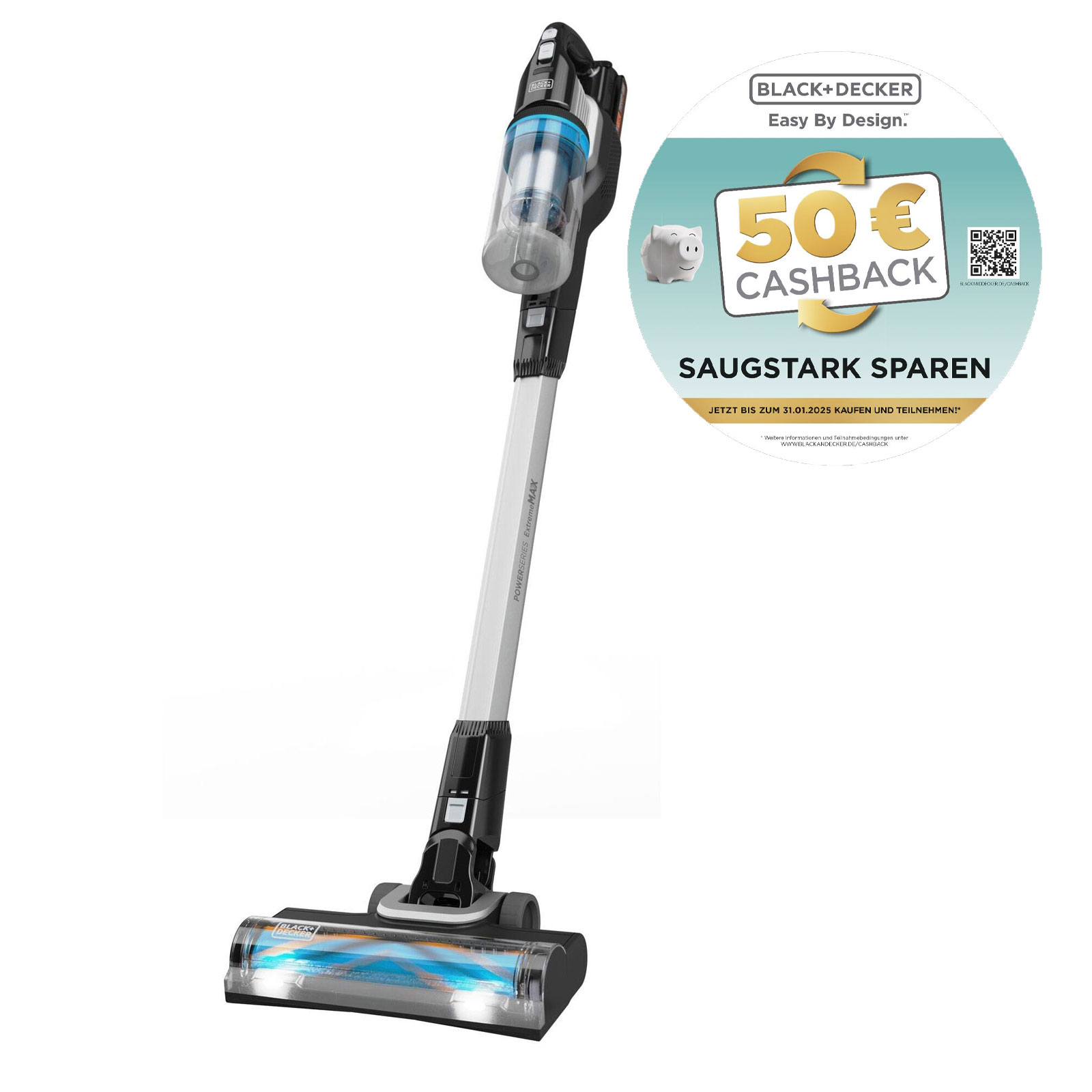 Black + Decker BHFEB520D1 Akku Staubsauger