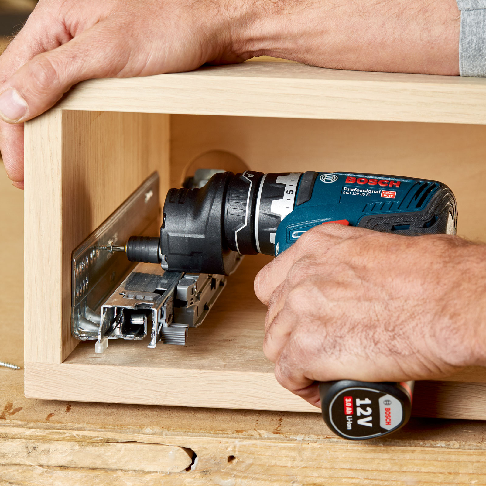 Bosch Professional 12V System Akku-Bohrschrauber GSR 12V-35 FC