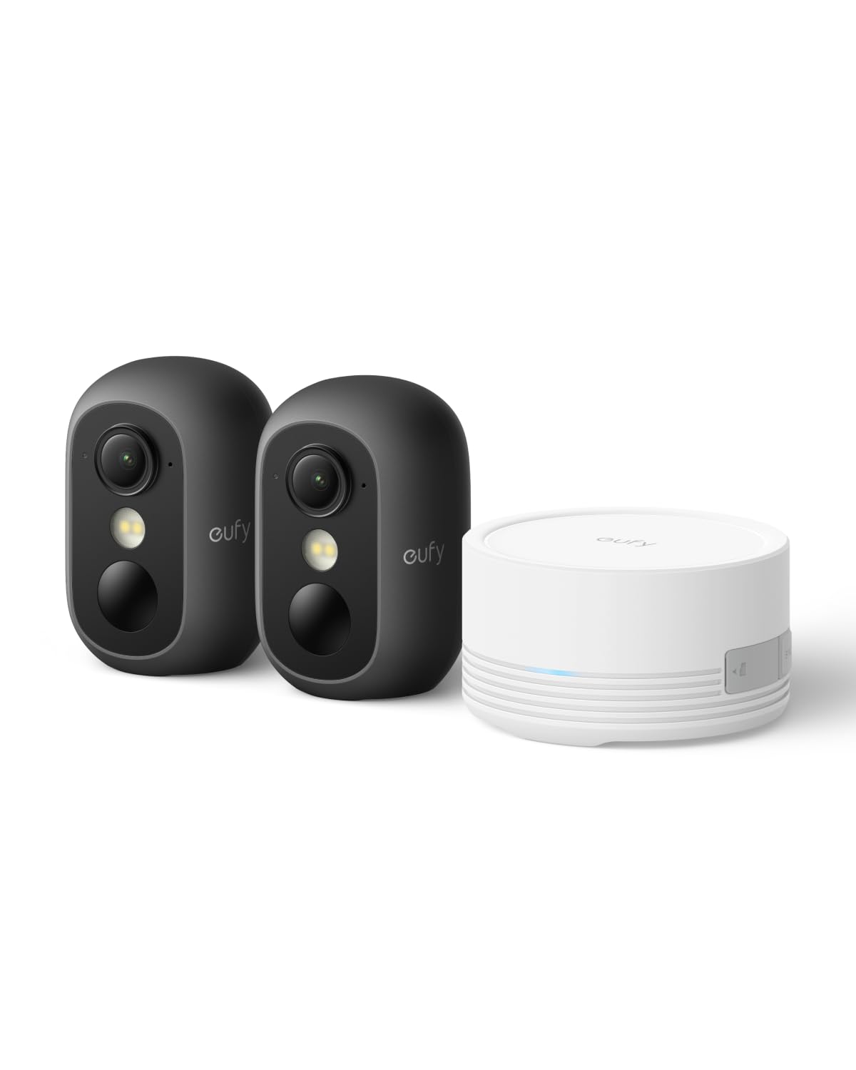 eufy eufyCam C35 (2er-Pack), Kabellose Überwachungskamera Außen & Innen