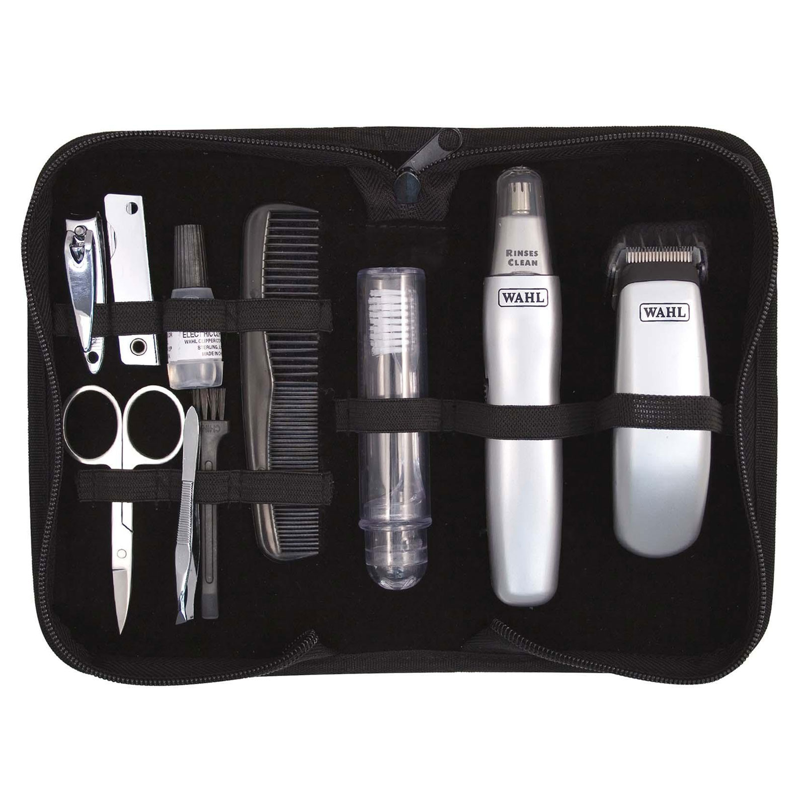 Wahl 09962-2716 Travel Kit - Reiseset mit Barttrimmer und Nasen-/Ohrhaarschneider