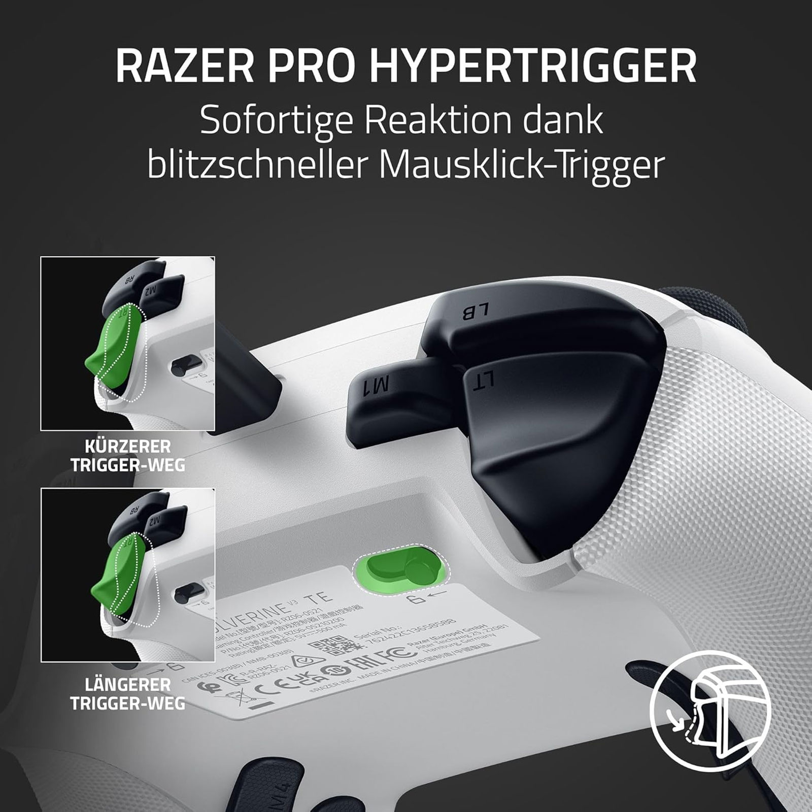 RAZ Wolverine V3 Pro - White