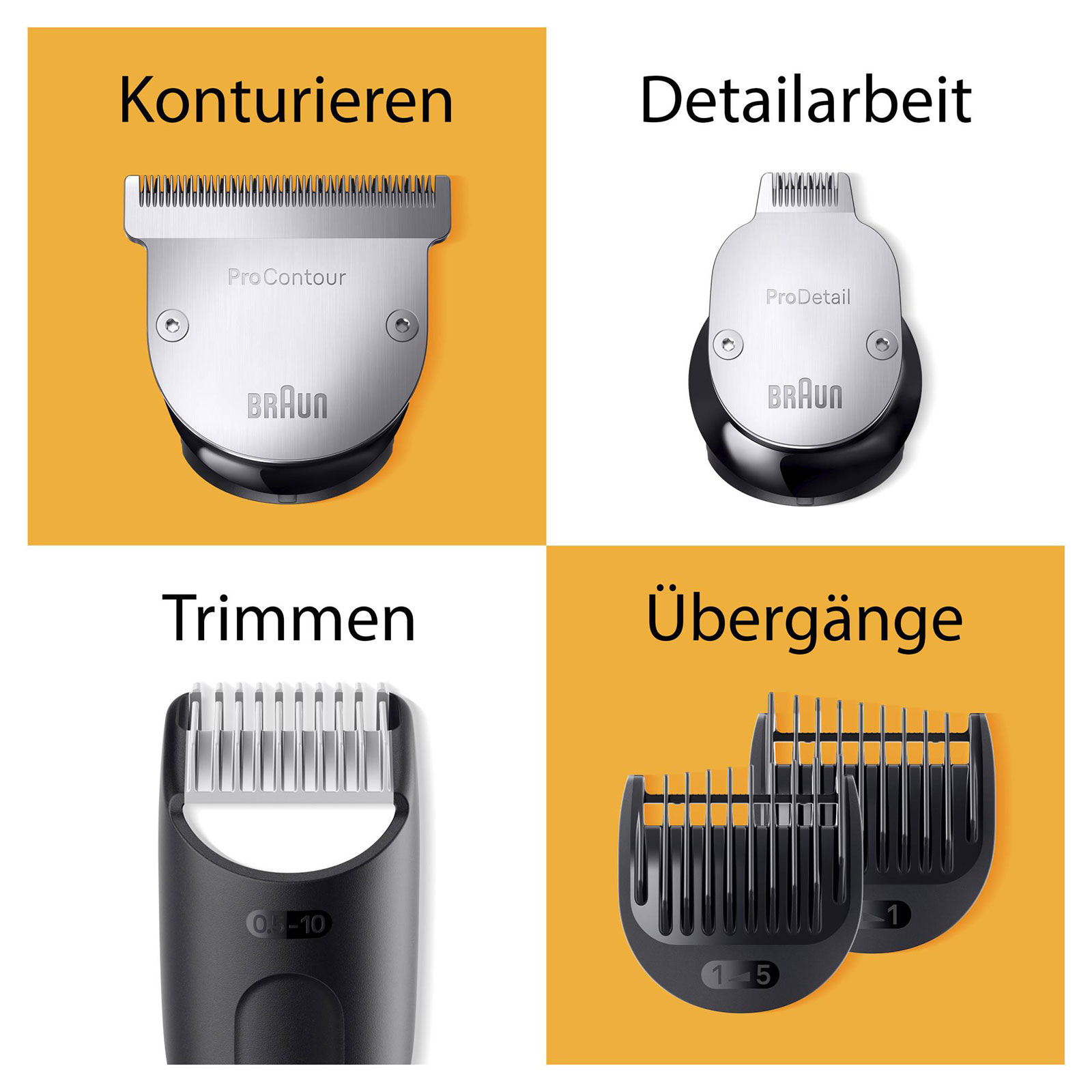 BRAUN Barttrimmer BT9421 Akkubetrieb