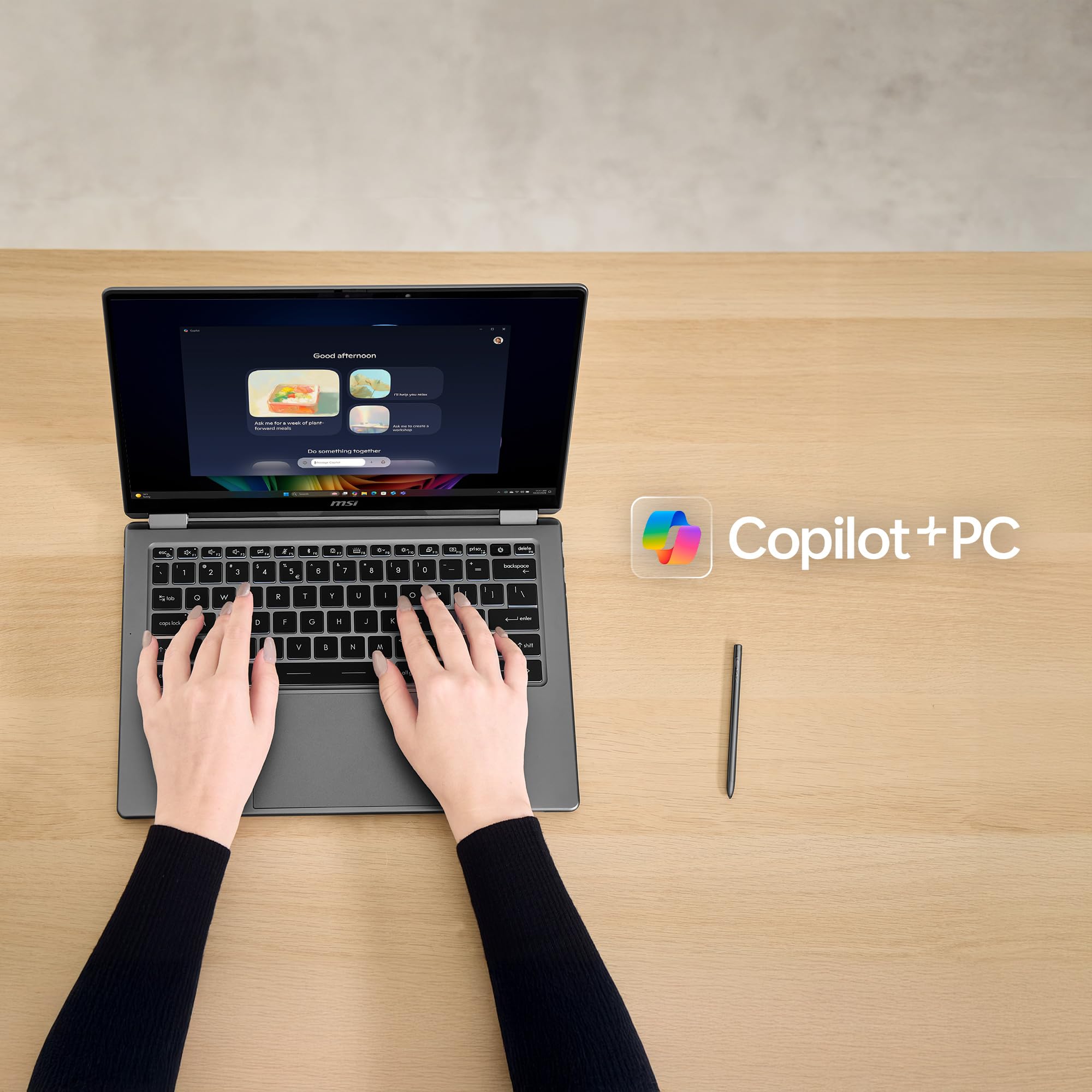 MSI Prestige 16 Flip AI+, 2-in-1-Business Laptop