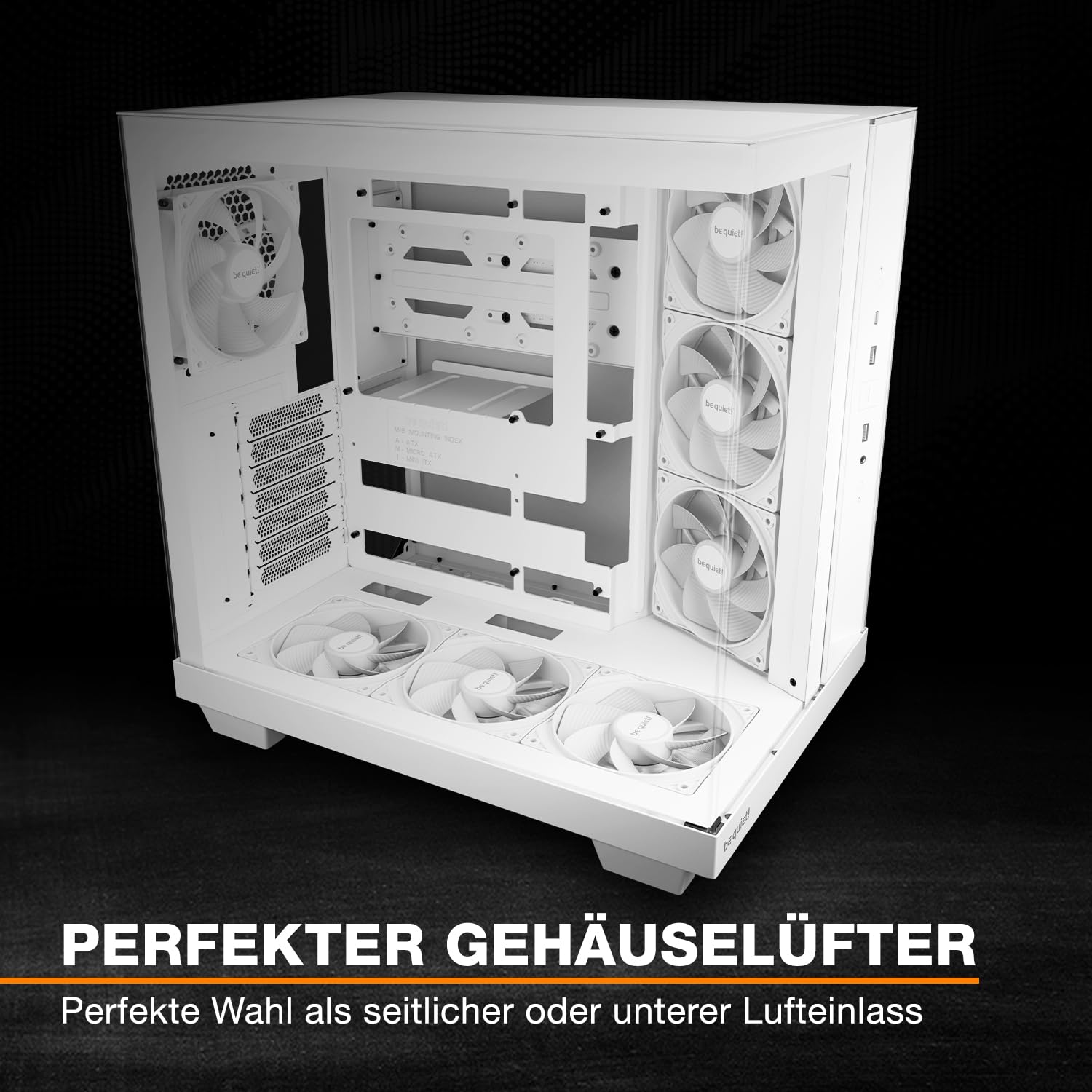 be quiet! Pure Wings 3 120mm PWM Reverse White Lüfter Triple Pack