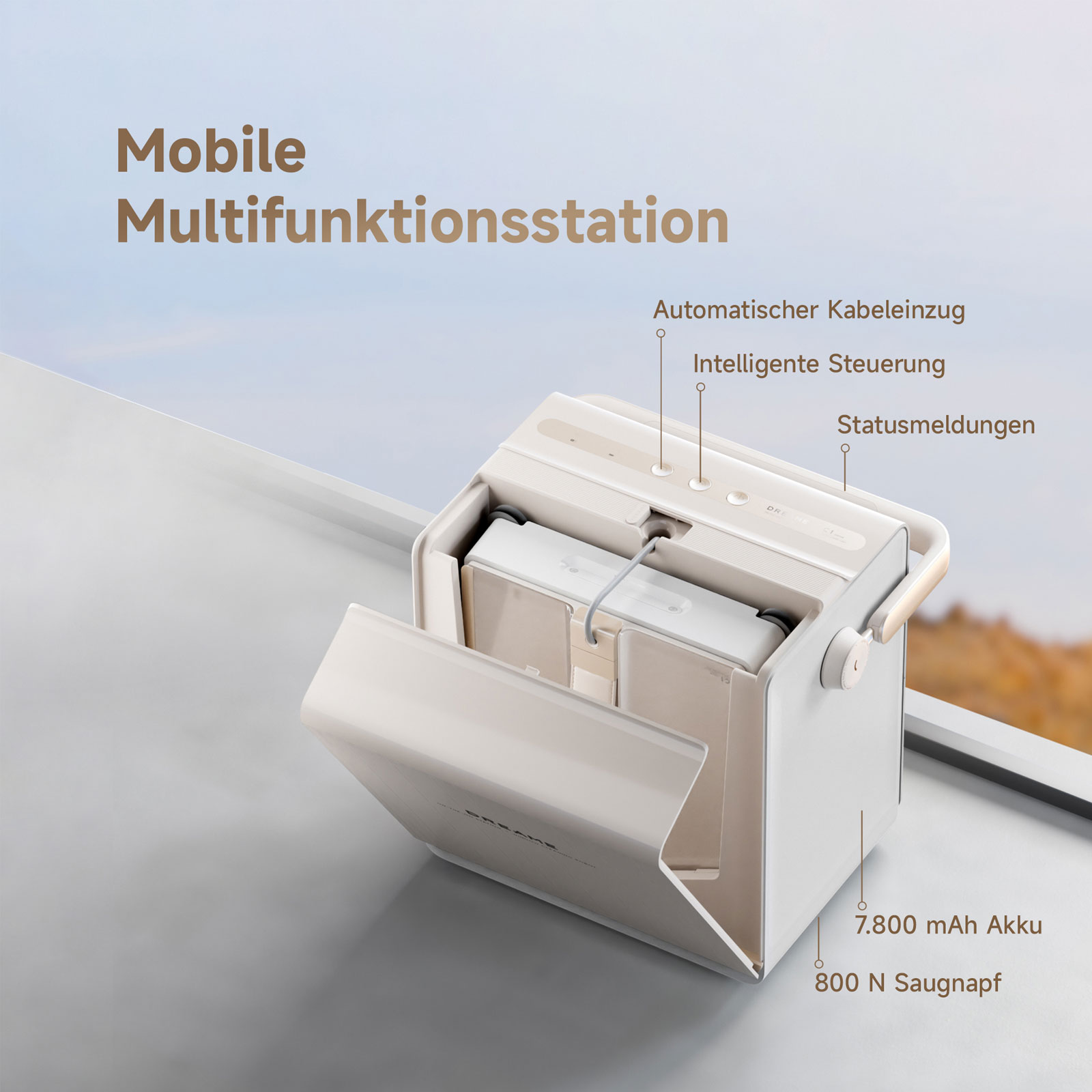 DRE C1 Fensterputzrob. m. Stat