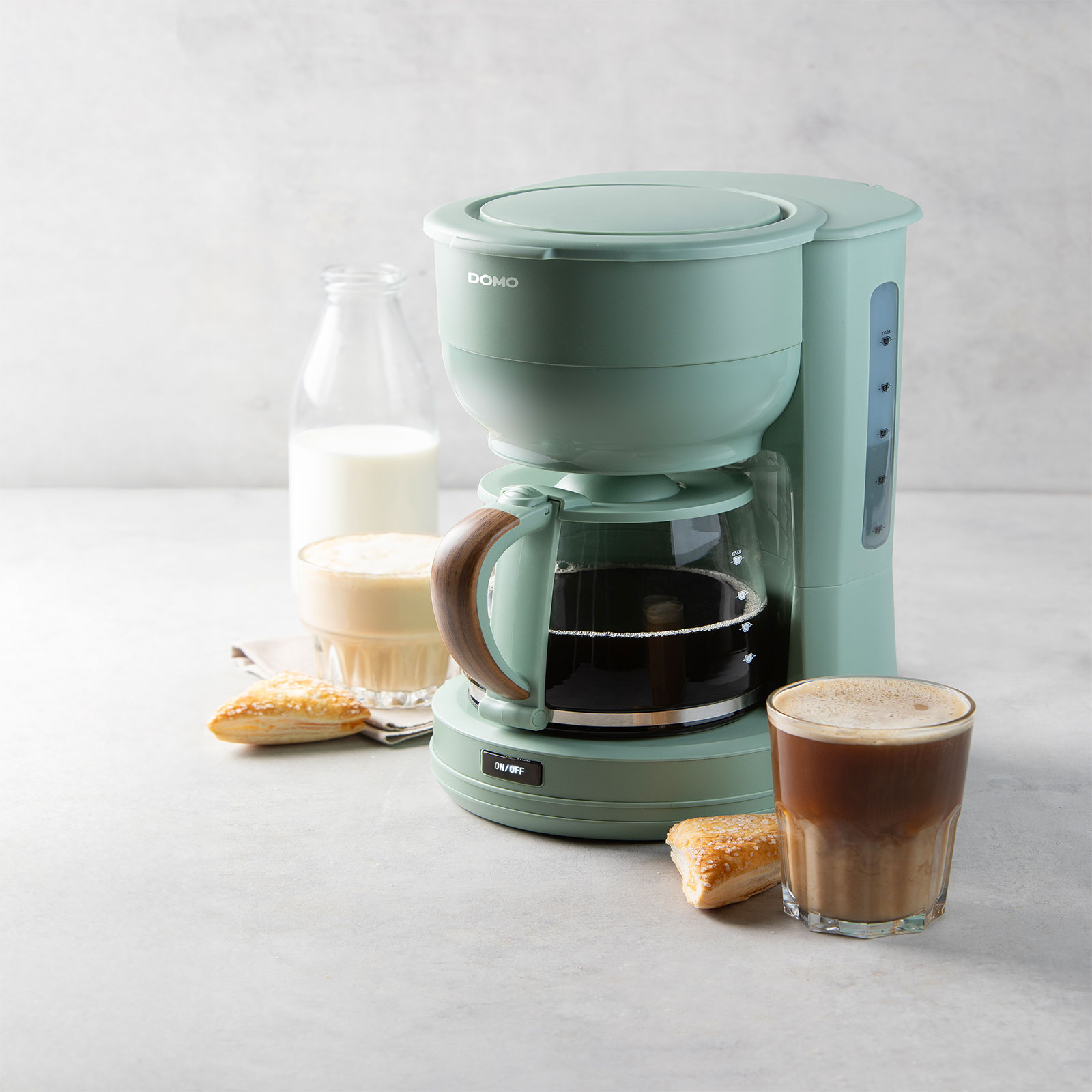 Domo DO755K Kaffeeautomat Grün