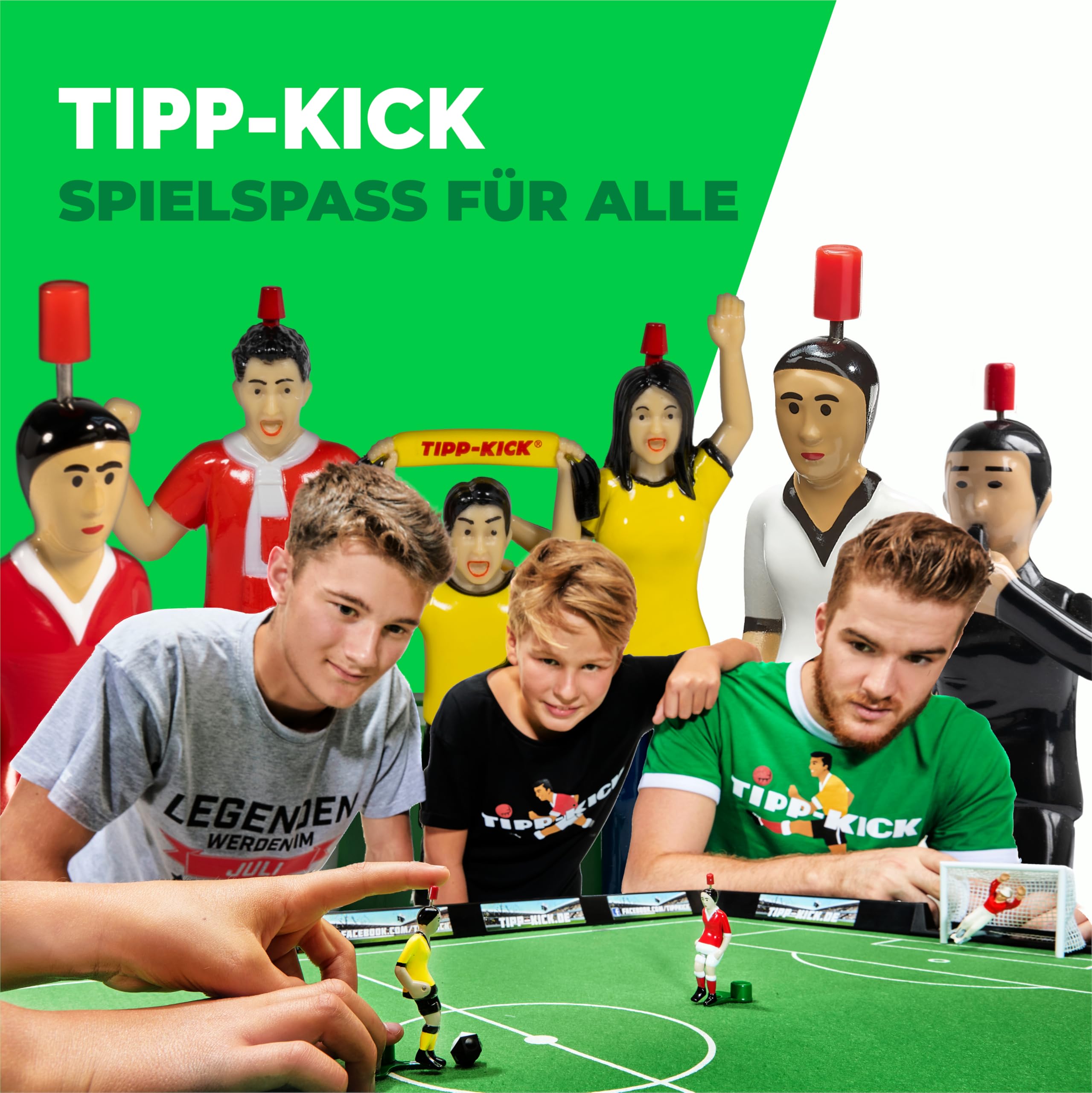 TIPP-KICK Spiel Classic Tischfußball-Set Das Original