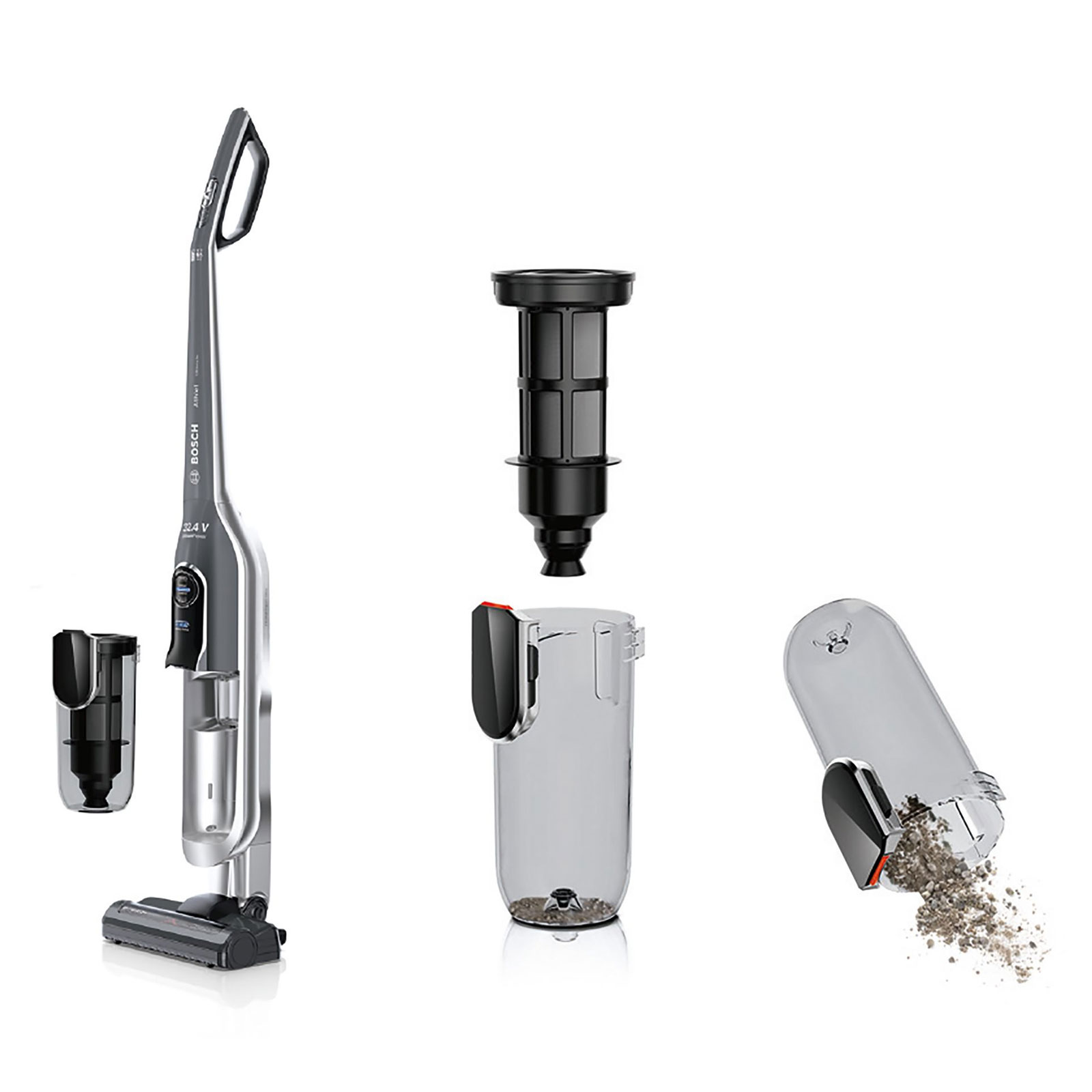 Bosch BBH7SIL Akkustaubsauger Athlet 32,4 V
