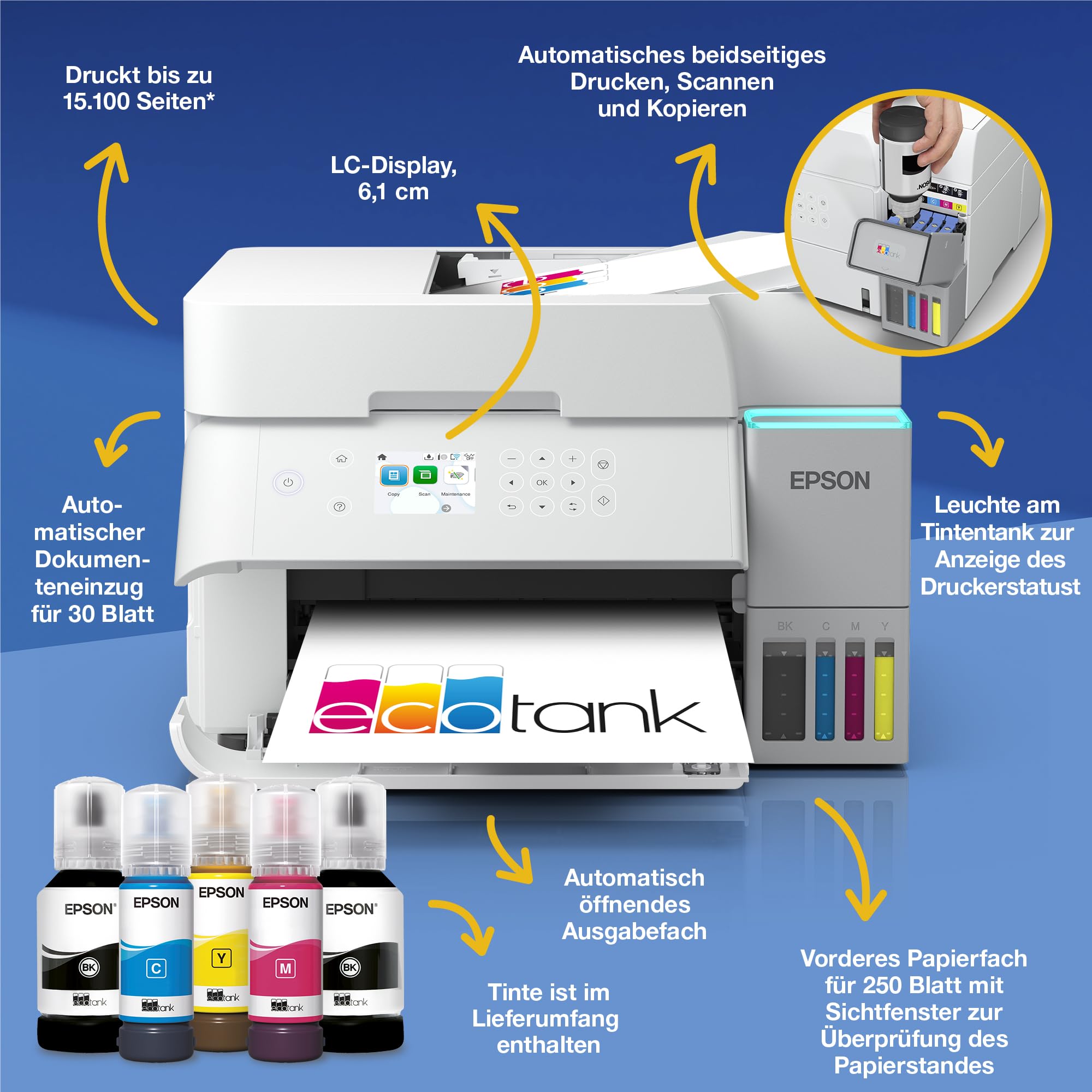 EcoTank ET-3950 A4-Multifunktionsdrucker