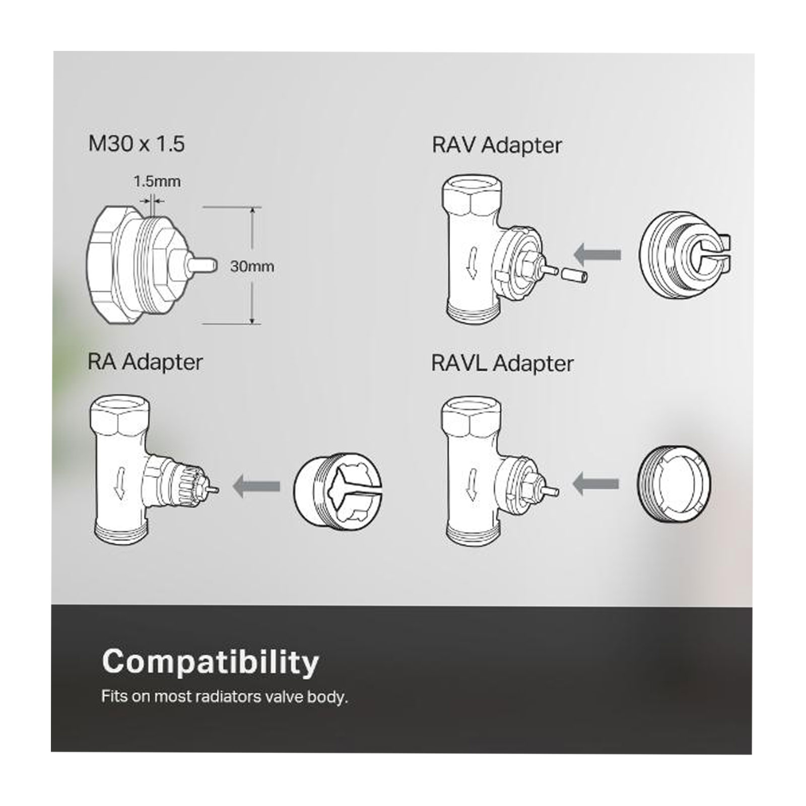 TP-Link Kasa Smart Thermostatisches Heizkörperventil Starter Kit