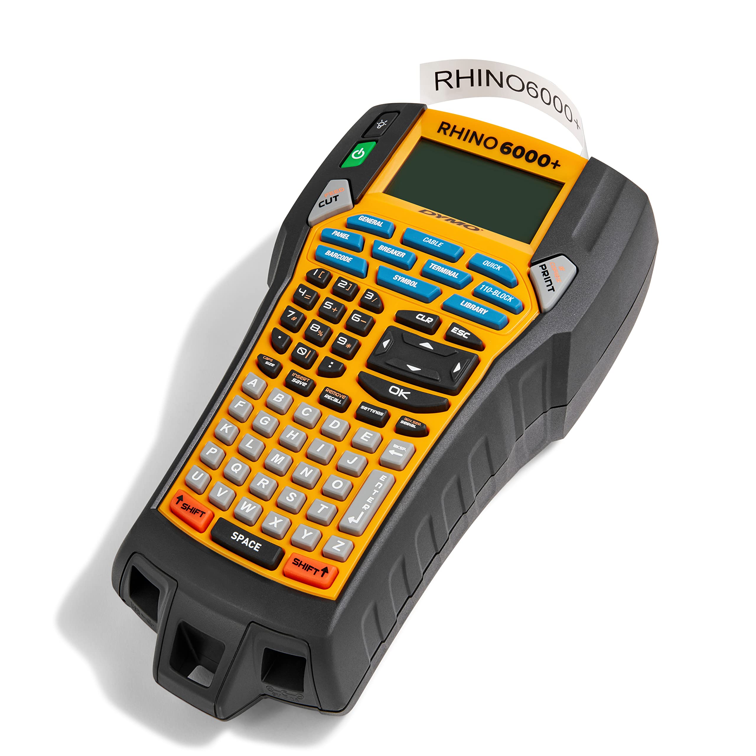 Dymo Rhino 6000+ im stabilen Hartschalenkoffer ABC UK Etikettendrucker