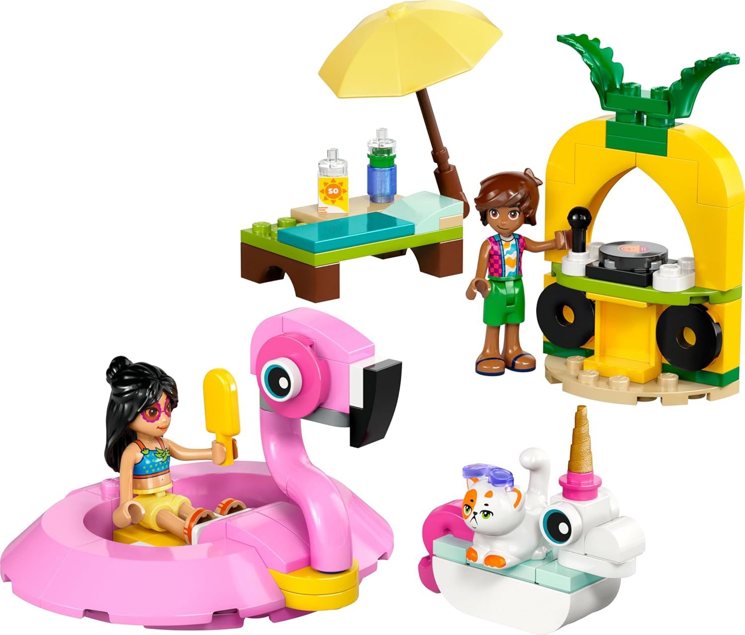 LEGO Friends Poolparty mit Einhorn und Flamingo 42658