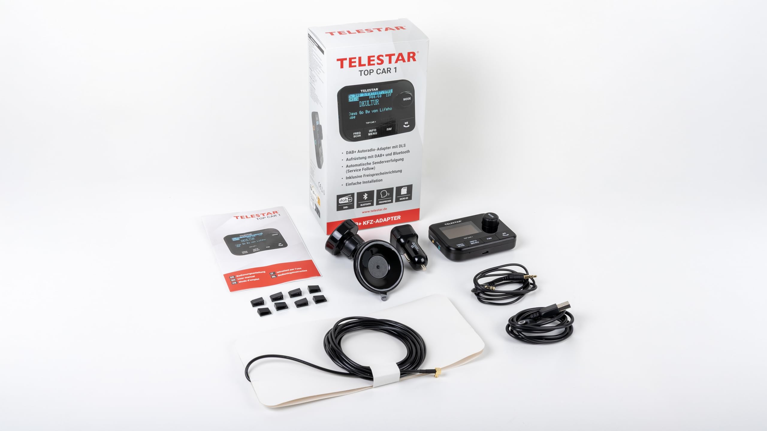 TELESTAR TOP CAR 1 – DAB+ Adapter für Autoradios